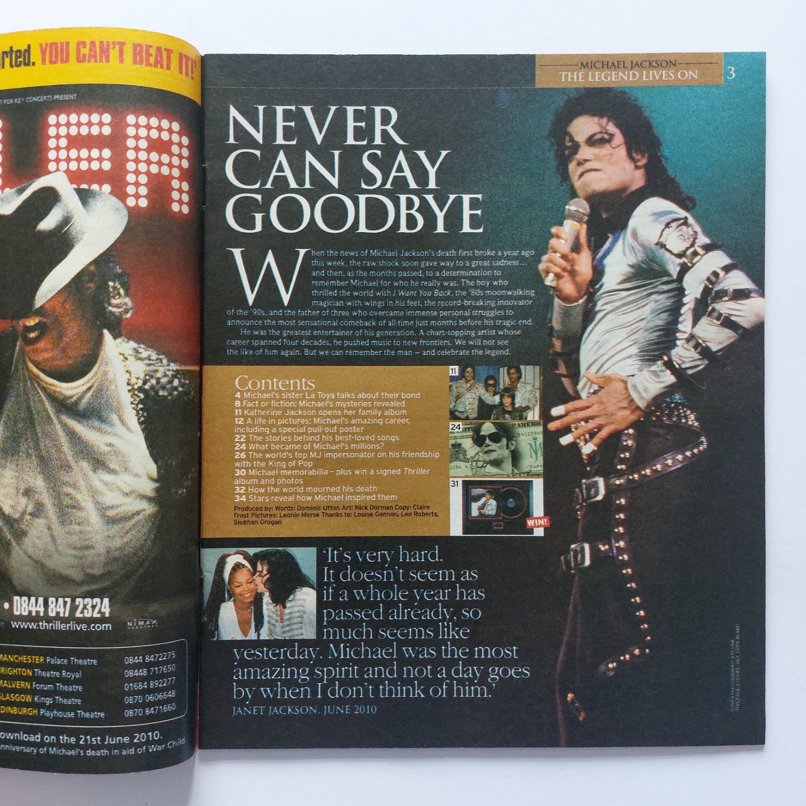 MICHAEL JACKSON – 6 x RARE Collectors Tribute Magazine & Book Bundle 1958-2009