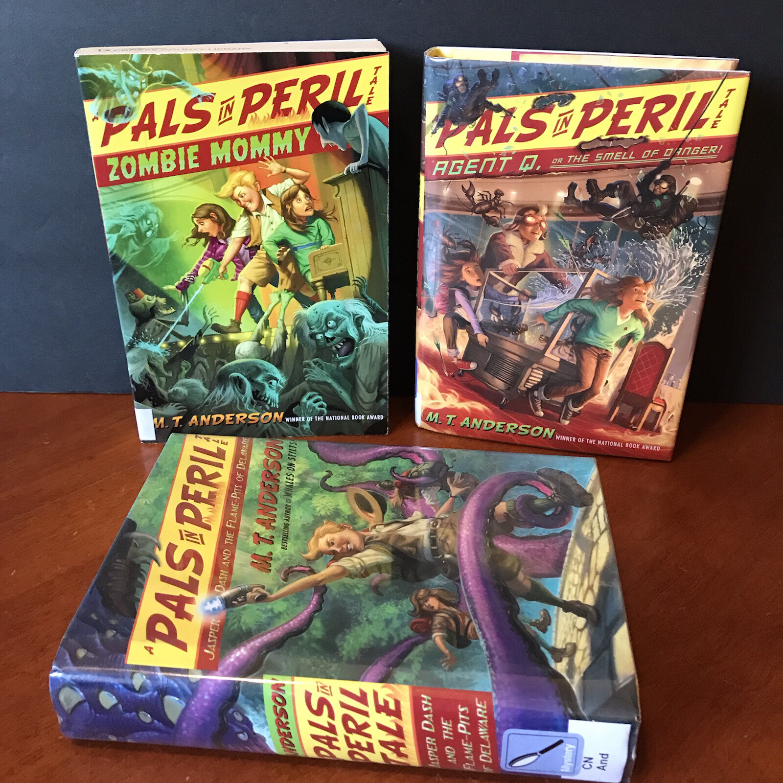 Lot: Pals in Peril Tale Books 3 4 5 M.T. Anderson Thrilling Series Hardcover