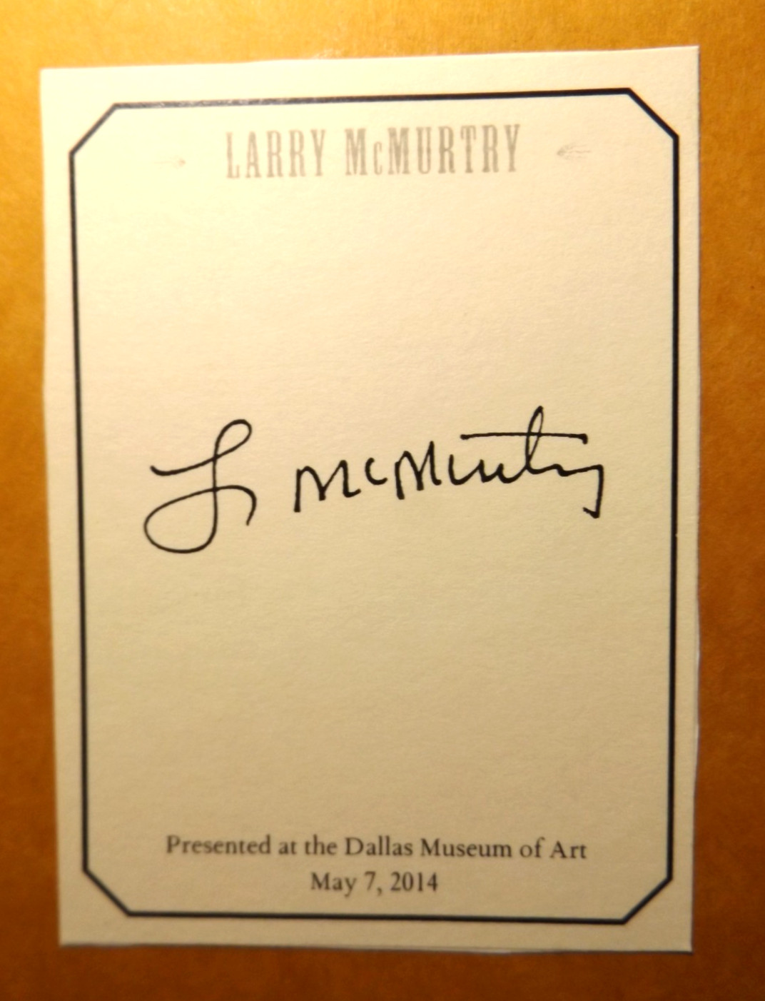 Lonesome Dove – Larry McMurtry 1985 HC.DJ. 1st. 2nd Prntg with Signed BP & Check
