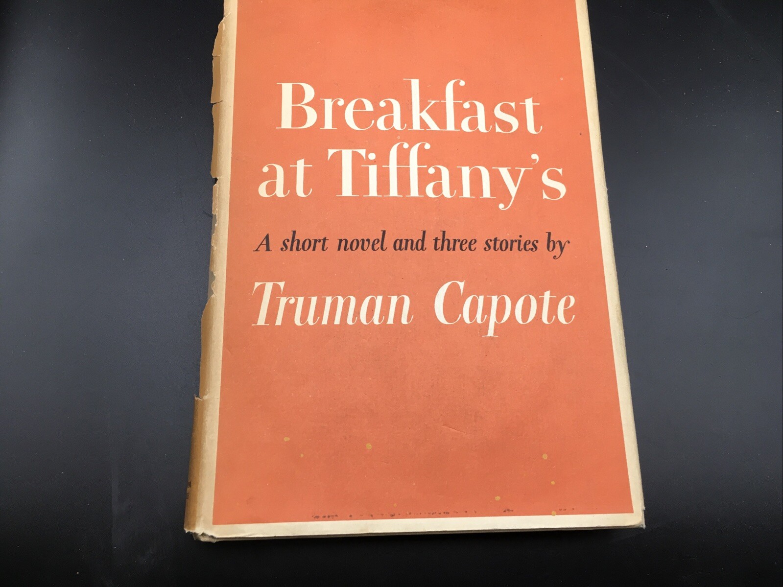 Breakfast at Tiffany’s Truman Capote 1958 Hardcover 8th Printing