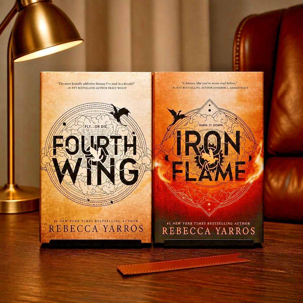 Fourth Wing & Iron Flame Hardcover Lot by Rebecca Yarros – Empyrean Series