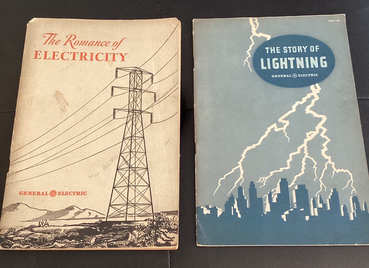 Vintage 1943 The Romance of Electricity General Electric & Story Of Lightning