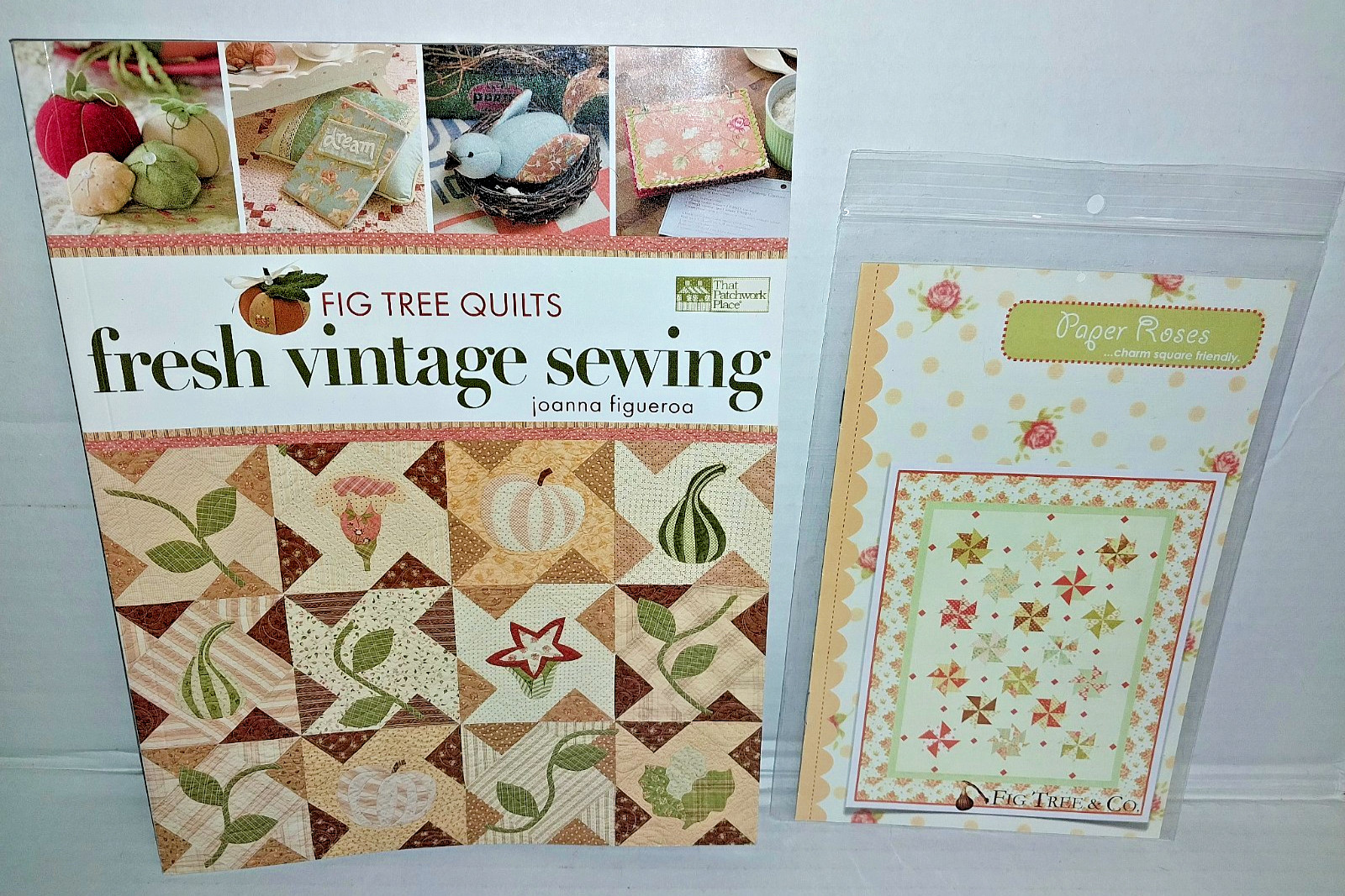 Lot 2 Fig Tree & Co quilt book & pattern Joanna Figueroa Fresh Vintage Sewing ++