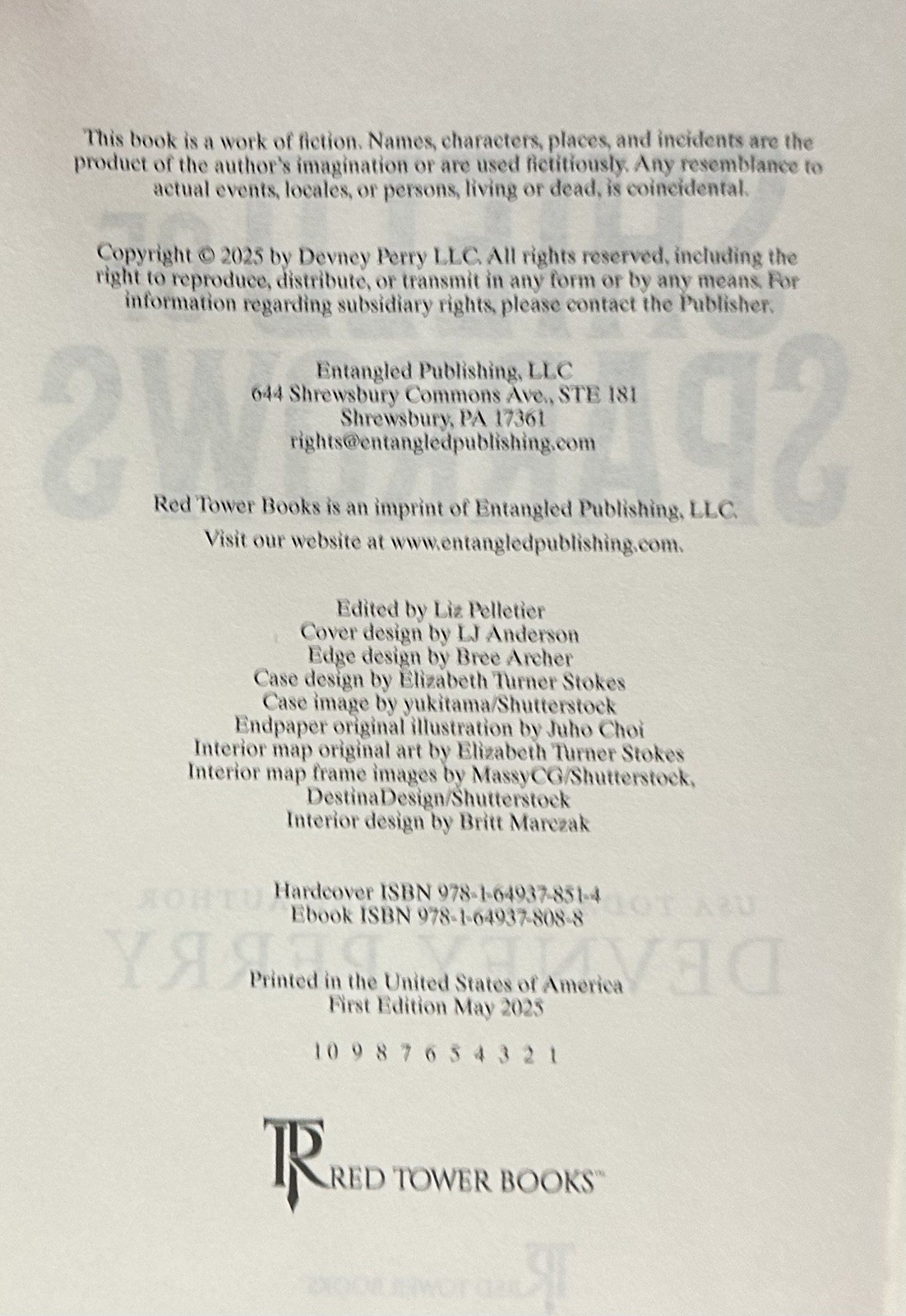 SIGNED Devney Perry Shield of Sparrows Deluxe Edition Sprayed Edges 1st Edition