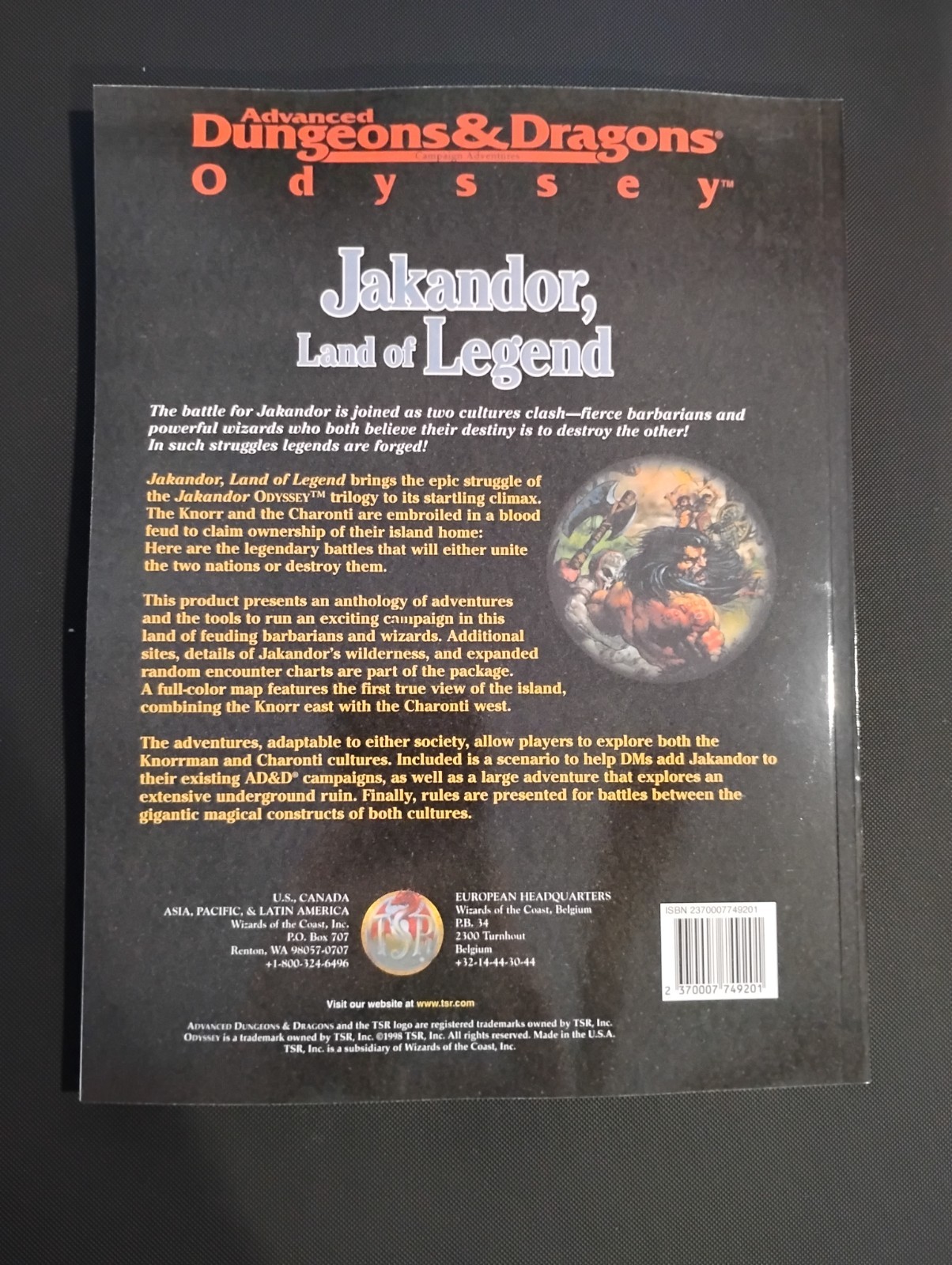 Jakandor, Land of Legend – AD&D Odyssey – Dungeons & Dragons TSR 144 Pages!