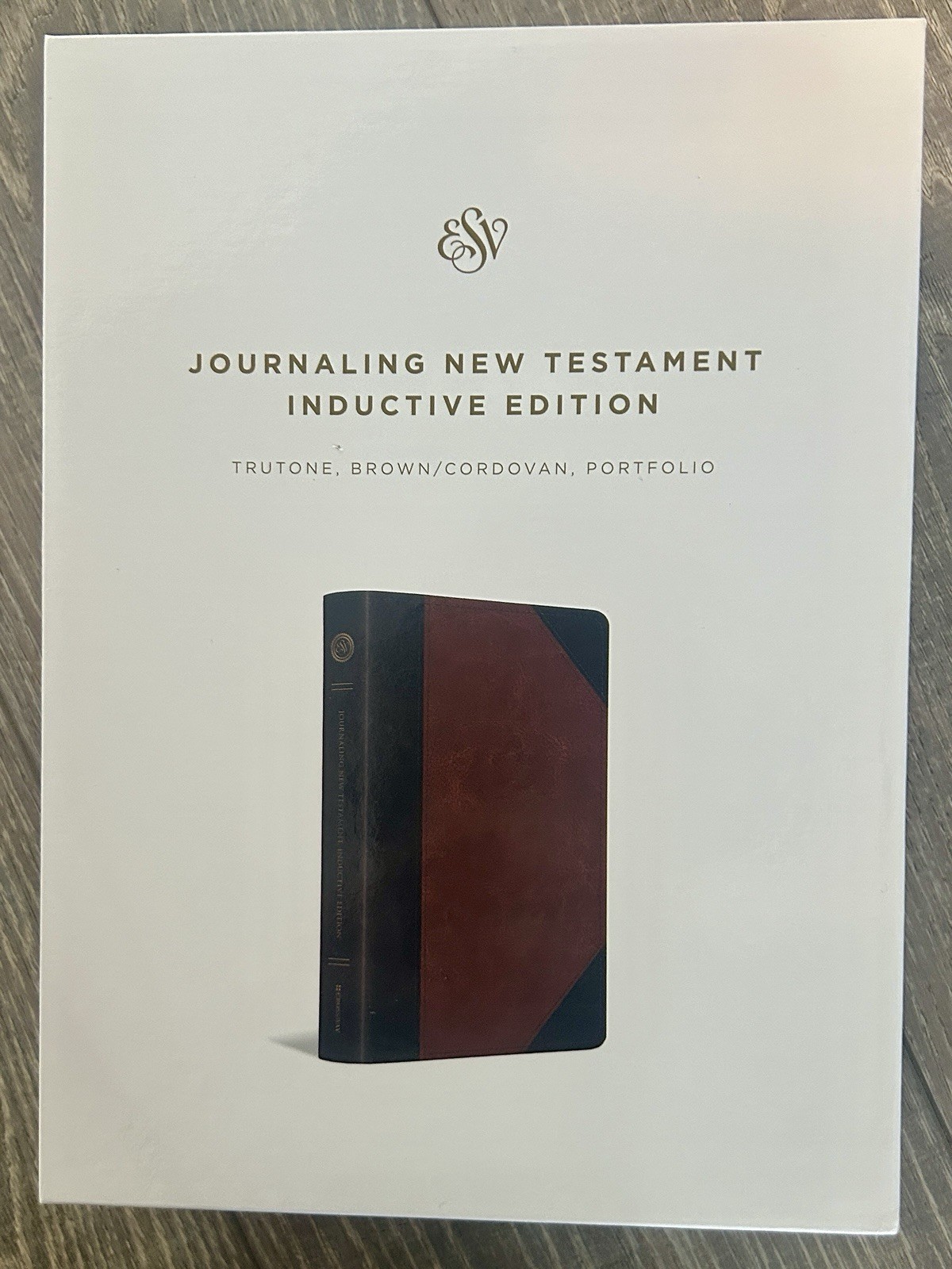 ESV Journaling New Testament : Trutone, Brown/Cordovan, Portfolio
