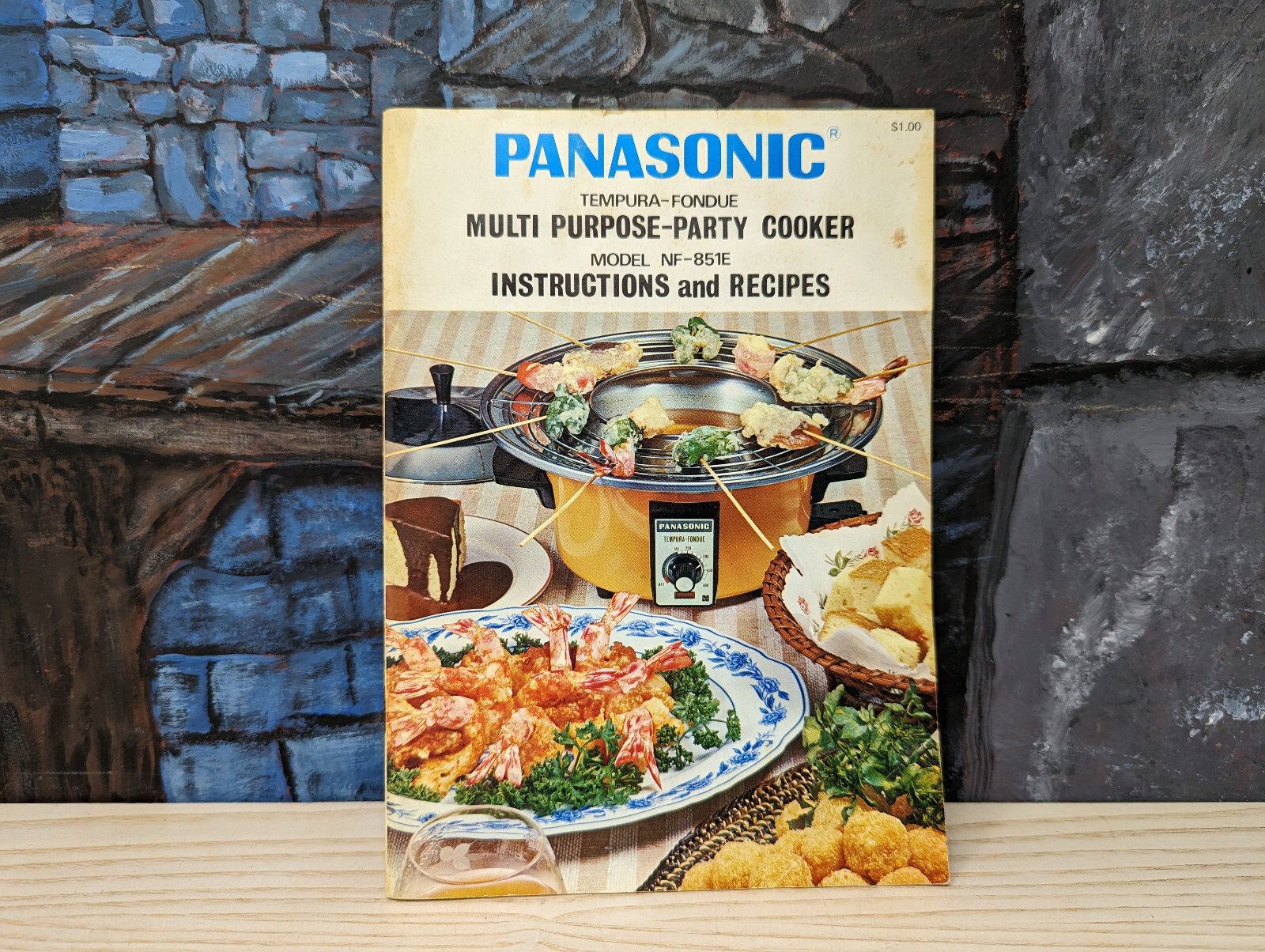 Panasonic Cookbook Multi Purpose Party Cooker Softcover Recipes 70s 60s Manual