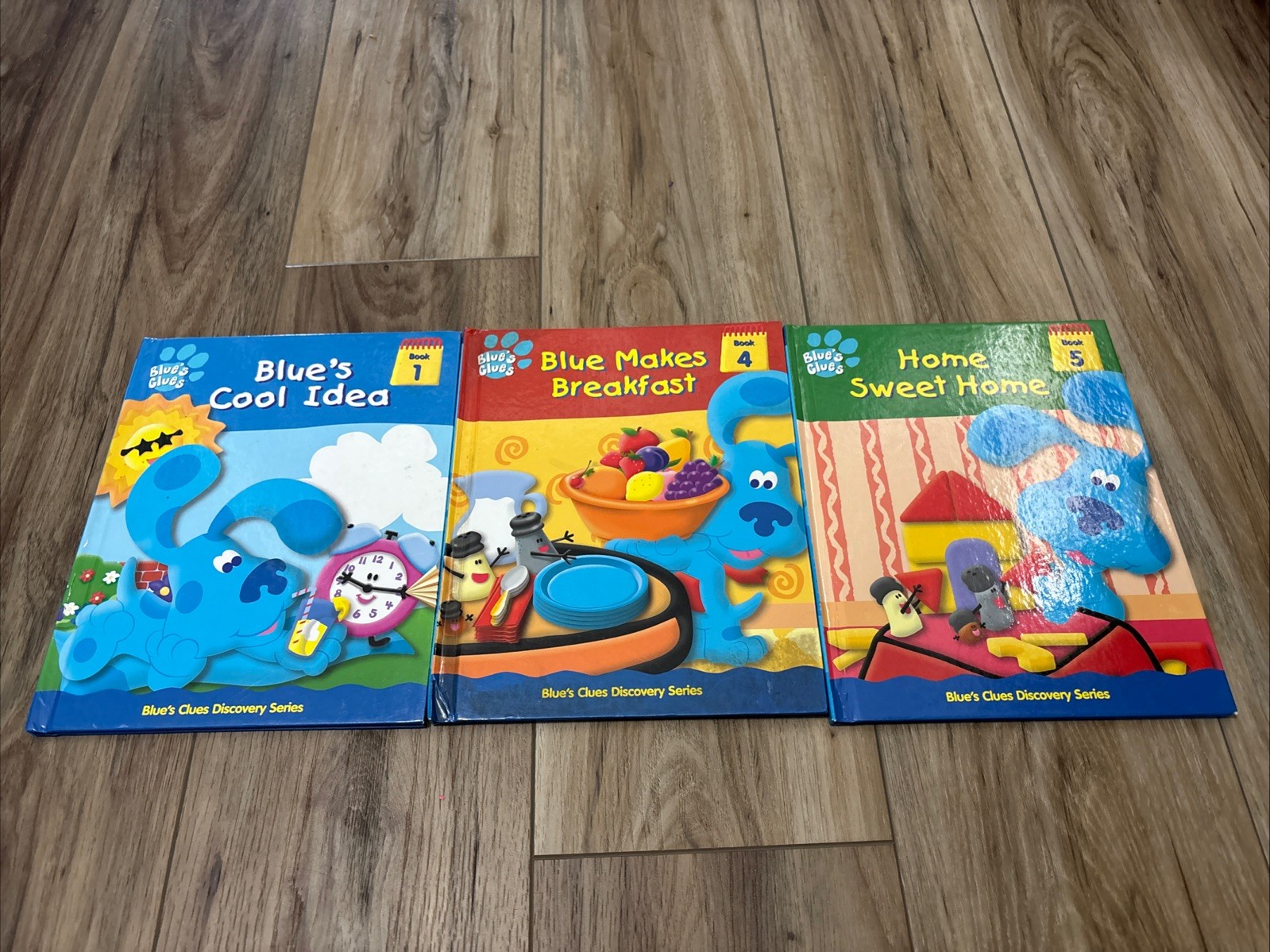 Blue’s Clues Discovery Series Lot of 3 Books 1 4 5 2000 Hardcover