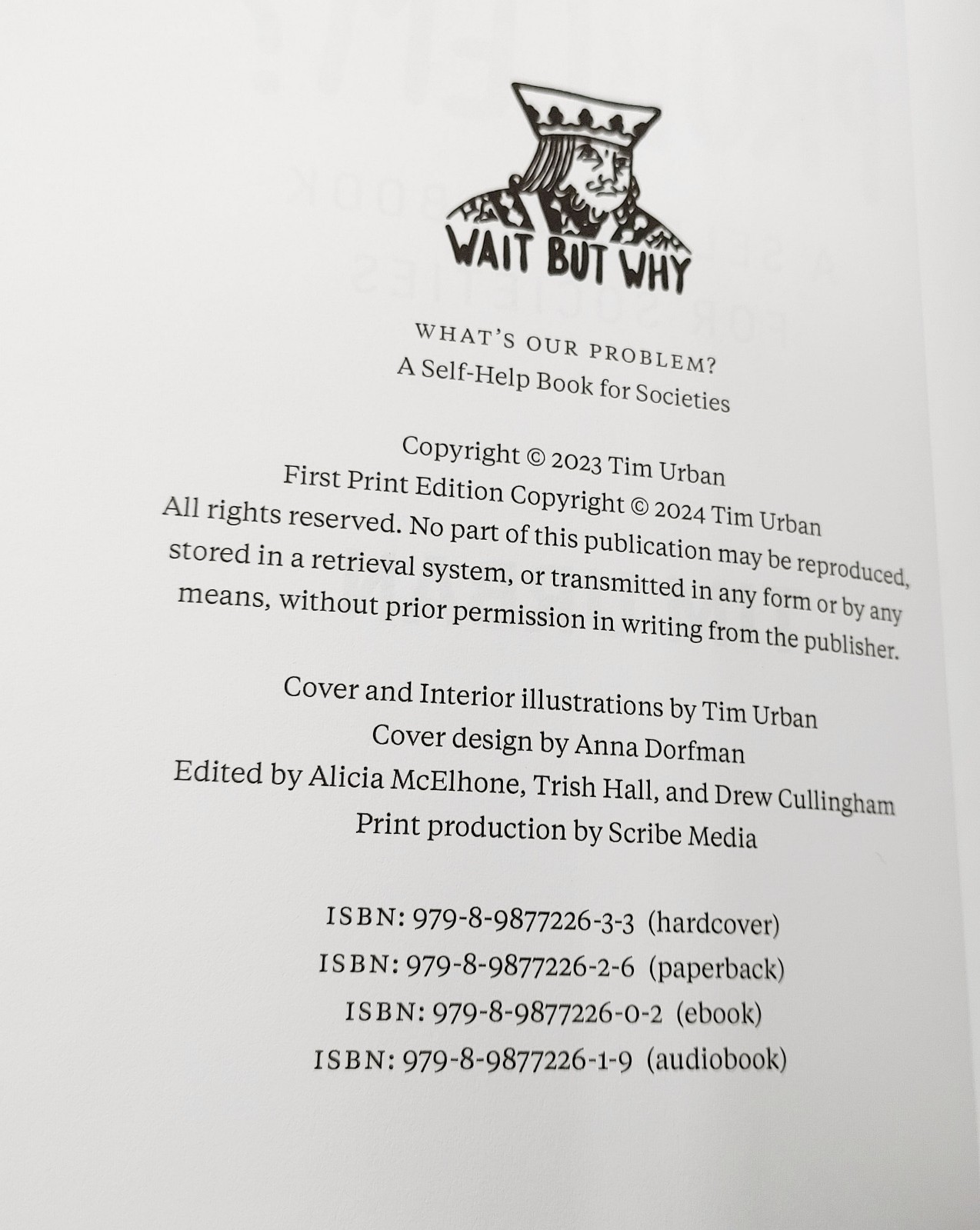 What’s Our Problem? A Self- Help Book For Societies By Tim Urban
