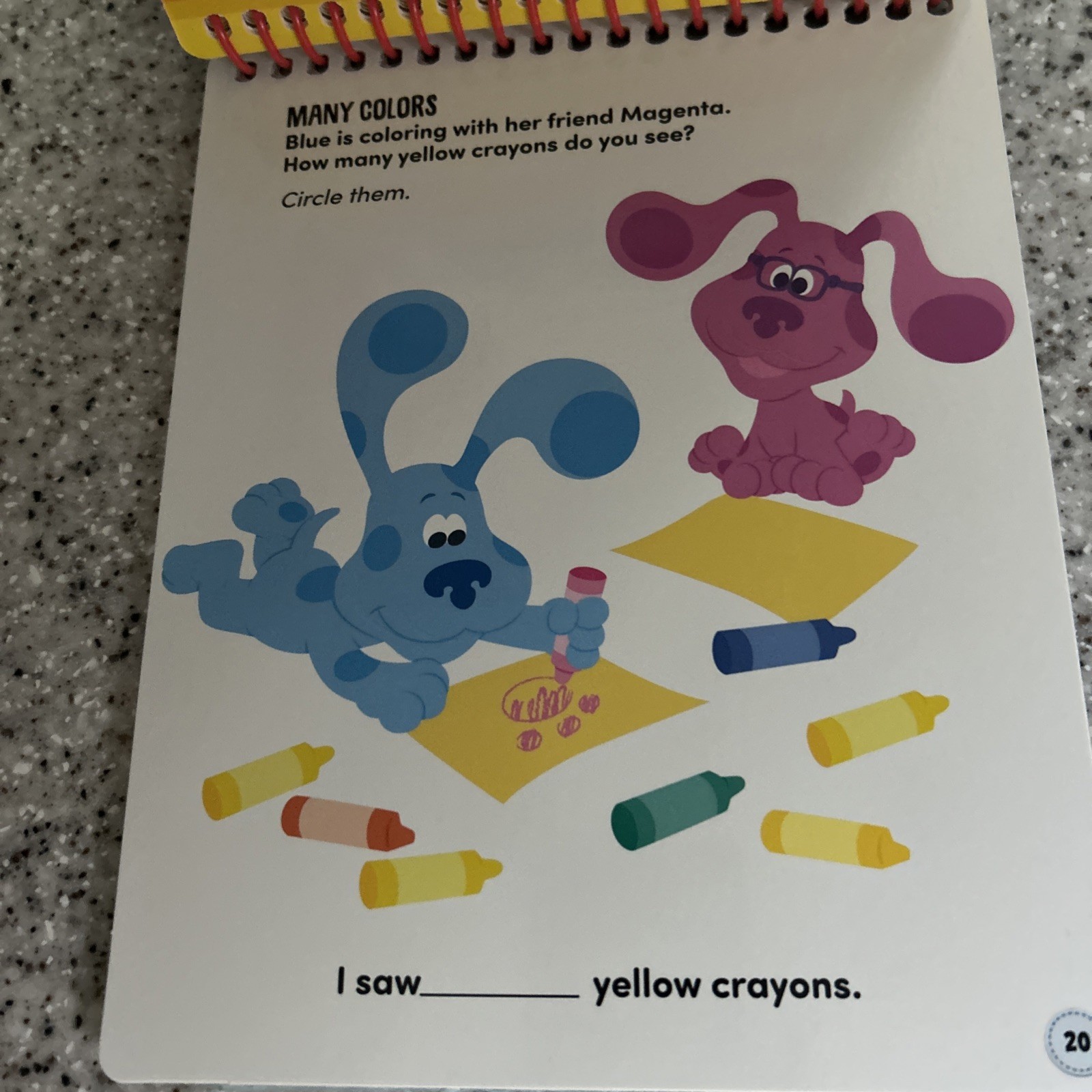 NEW Nickelodeon Blues Clues & You-Handy Dandy Notebook Write and Wipe Off!