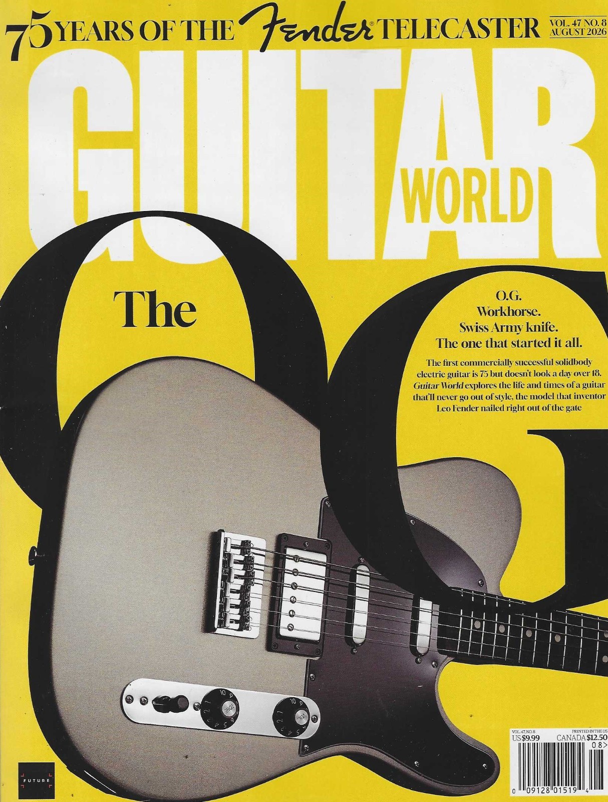 Guitar World Magazine Issue 8 August 2026 75 Years of the Fender