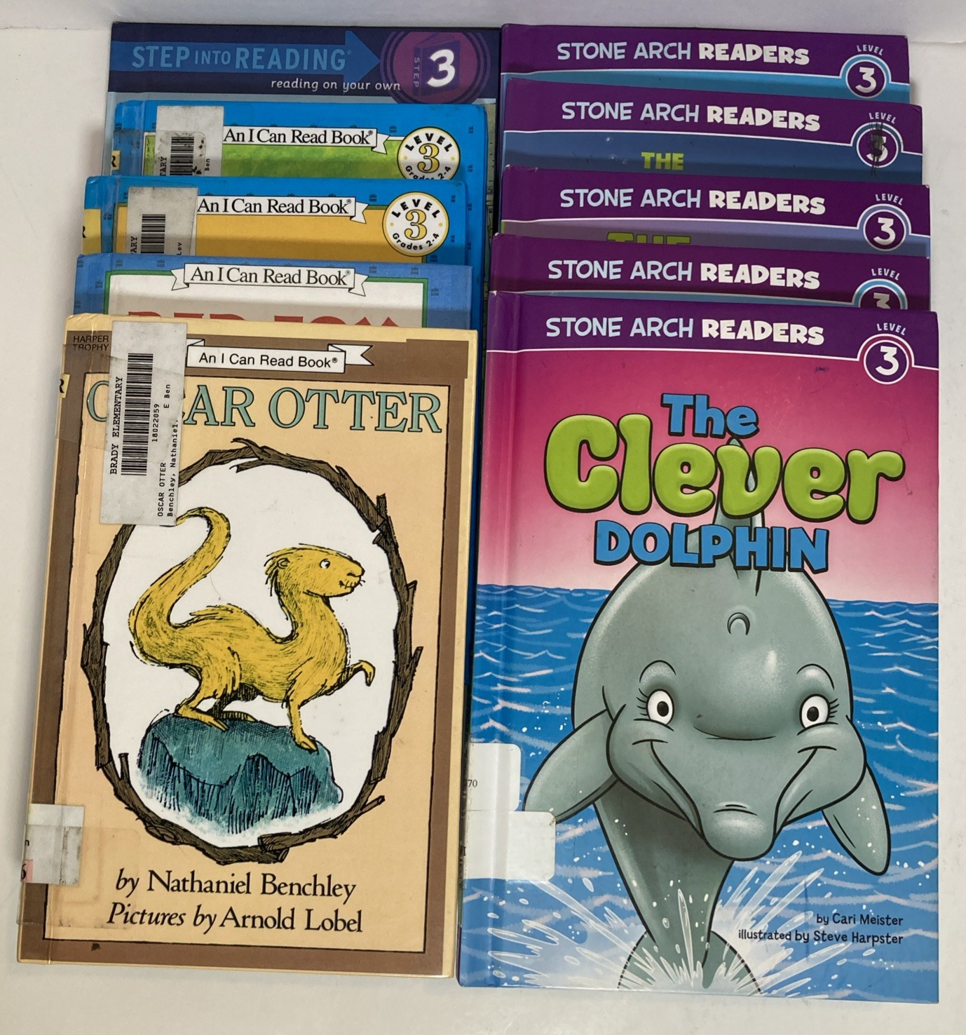 Lot x10 – Level 3 Early Readers – EX-LIBRARY HC – 2nd-4th Grades – I Can Read