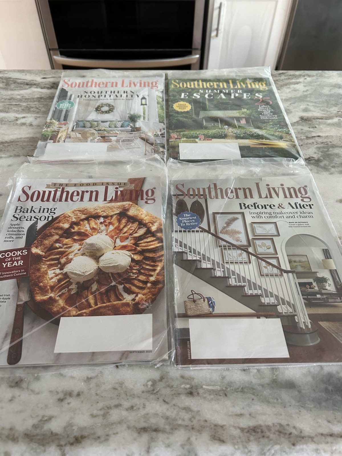 4 Southern Living Back Magazine Issues May 2019 July August Se￼￼pt 2020