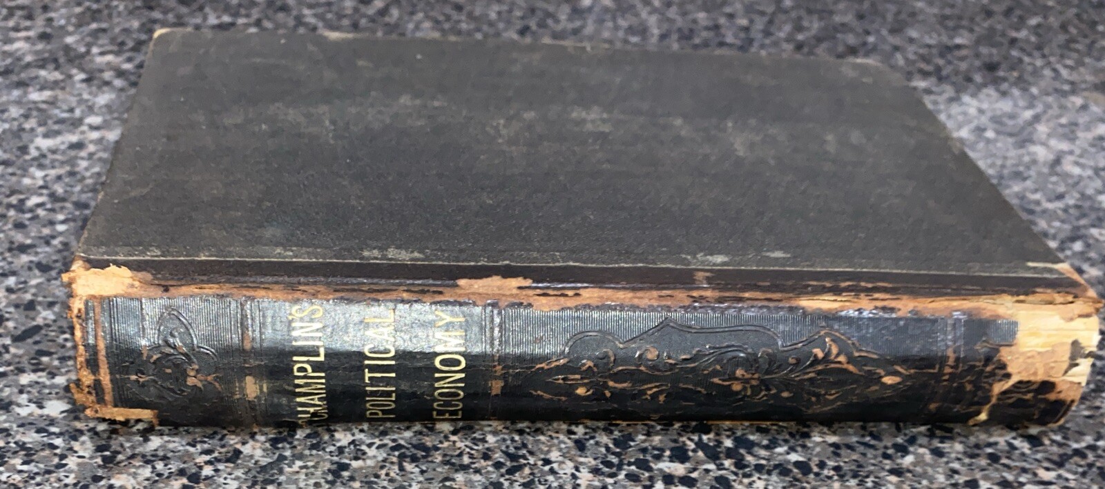 Antique 1873 Lessons On Political Economy By J T Champlin