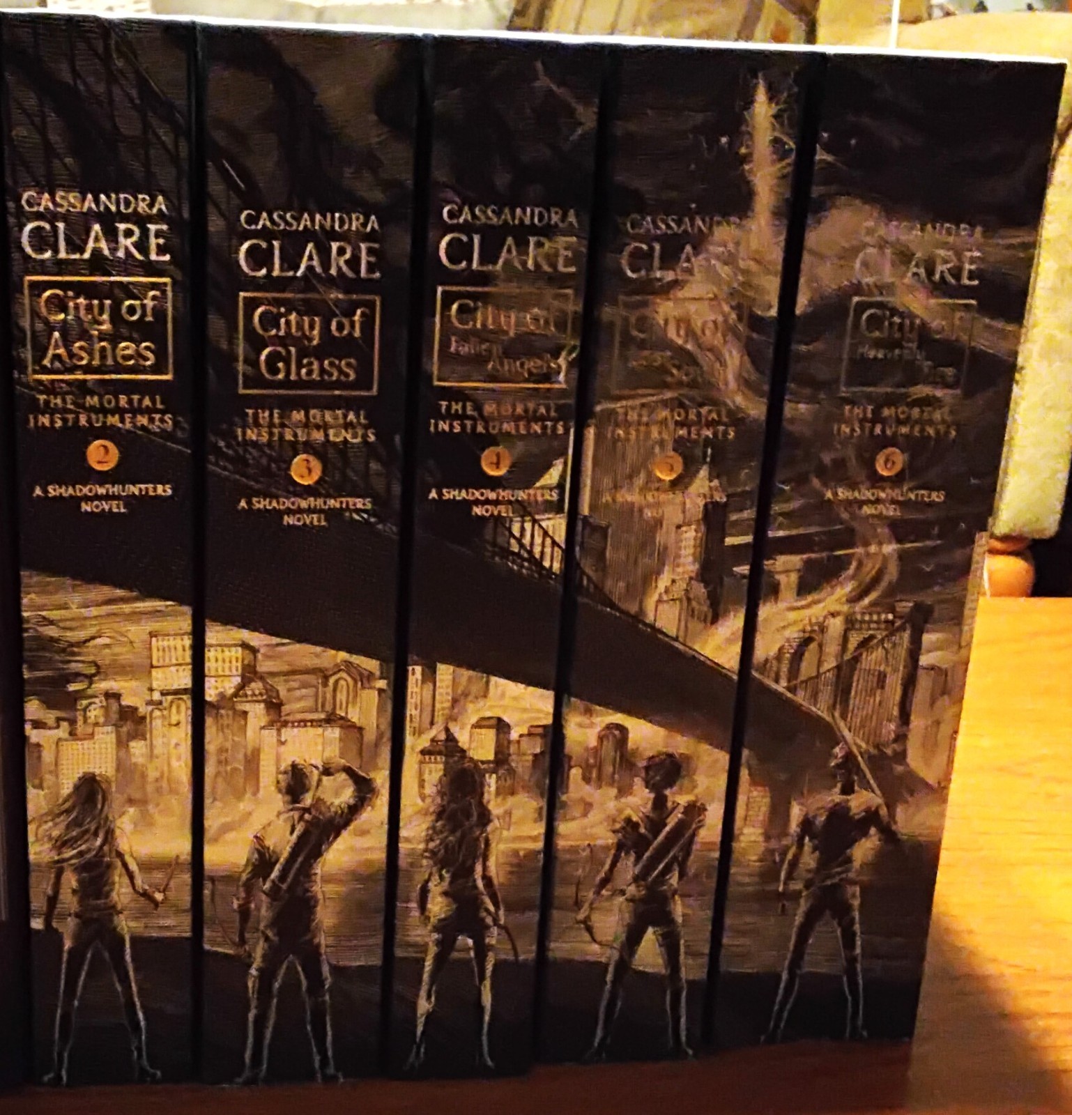 The ShadowHunters Series Cassandra Clare Volumes 2-6 Margaret K McElderry Books