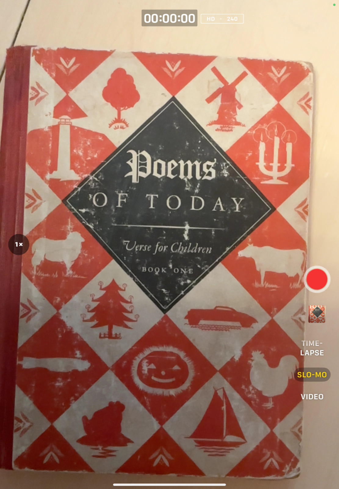 Poems of Today 1924 Verse for Children Hardcover Grosset and Dunlap. 61 pages