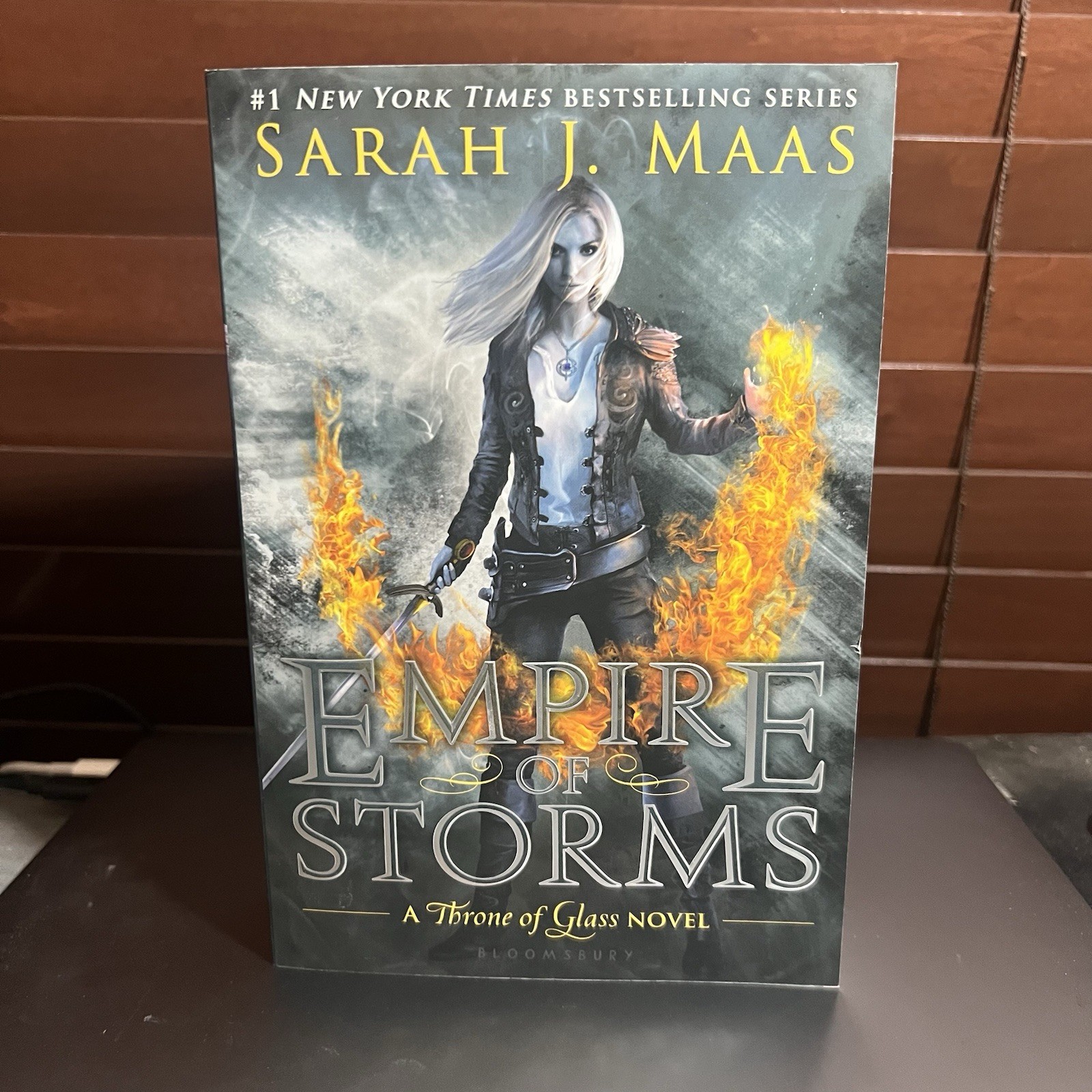 Throne of Glass EMPIRE OF STORMS by Sarah J Maas PAPERBACK OOP Cover YA Fantasy