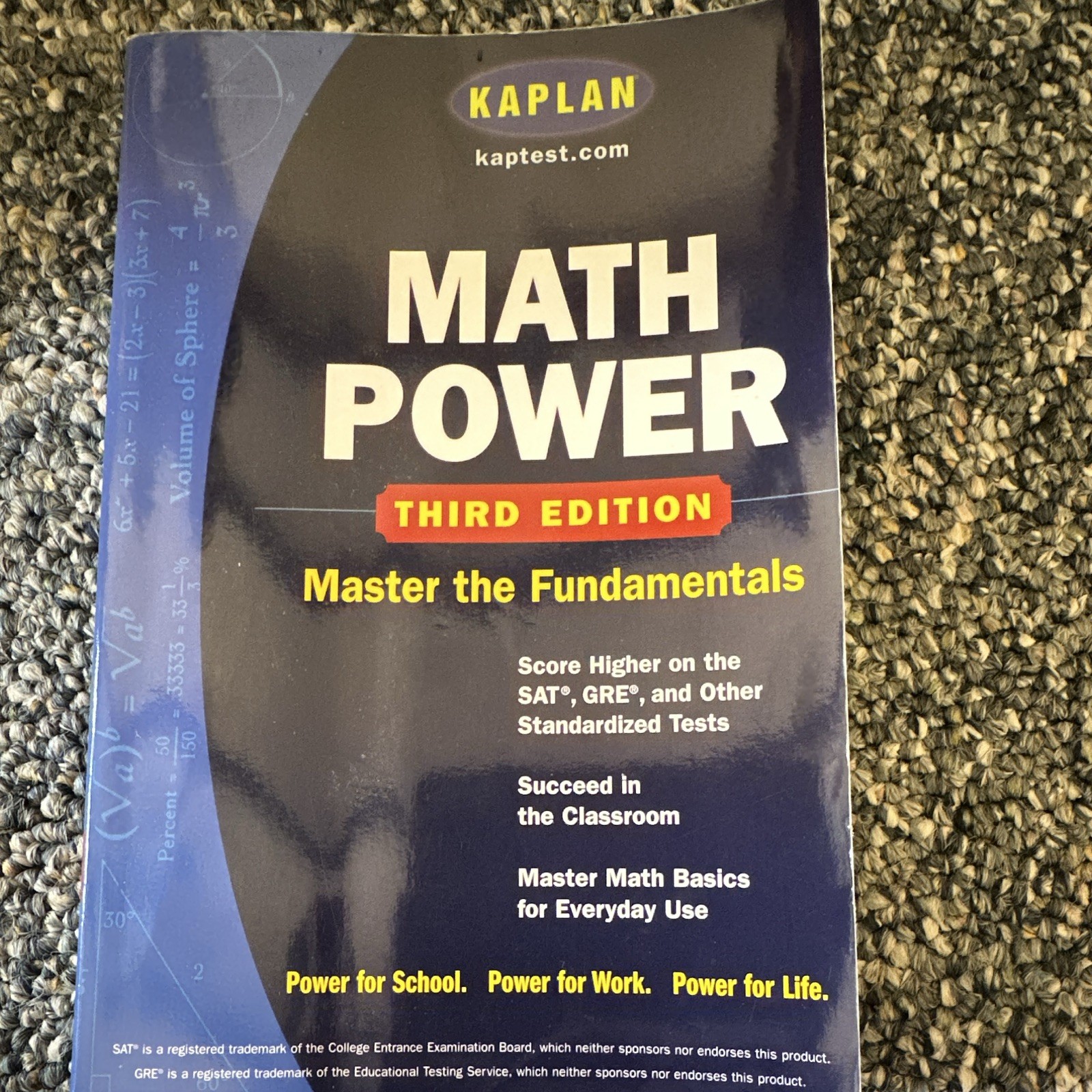 Kaplan Math Power Third Edition Fundamentals Study Guide for High School