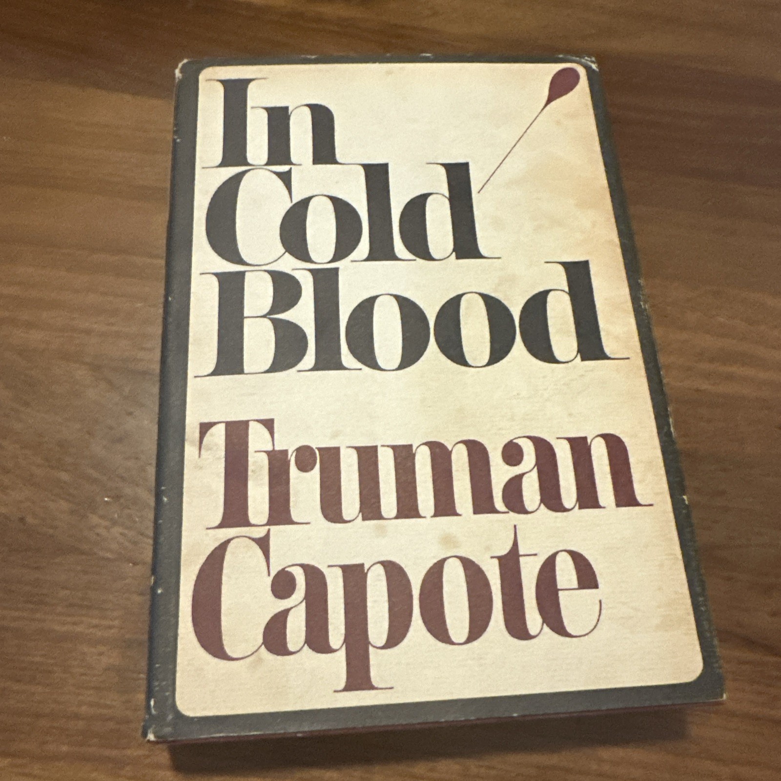 In Cold Blood by Truman Capote book of the month club hardcover 1965 first print