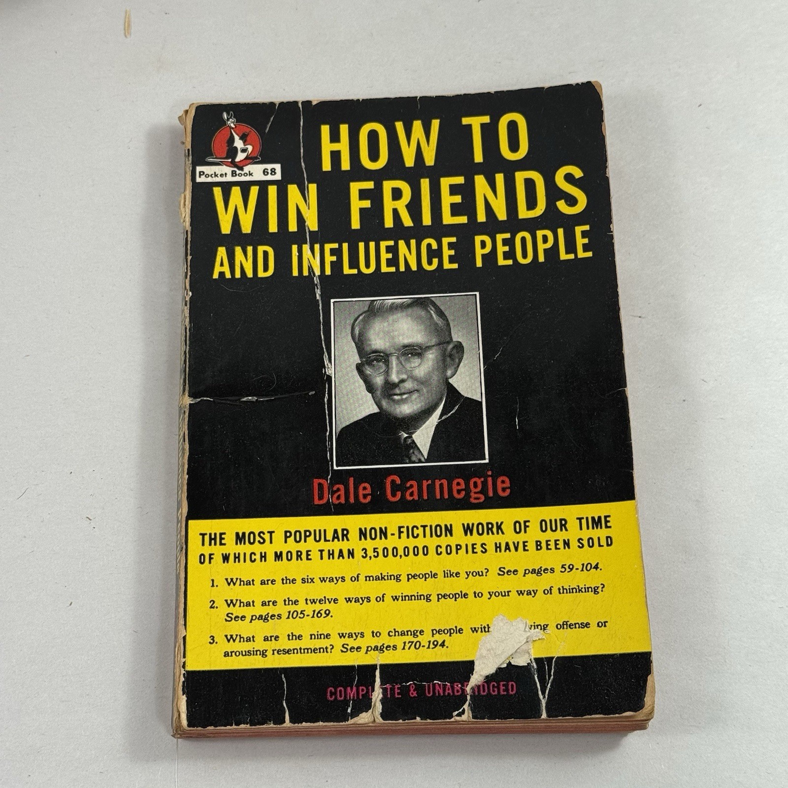 How to Win Friends and Influence People Dale Carnegie 1940 Fourth Printing