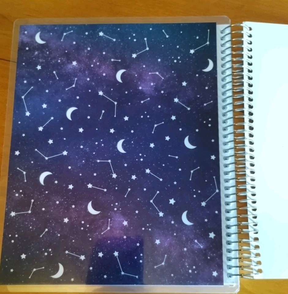 The Sky is The Limit Spiral Planner Weekly 12 Month Planner Calendar 174 pages