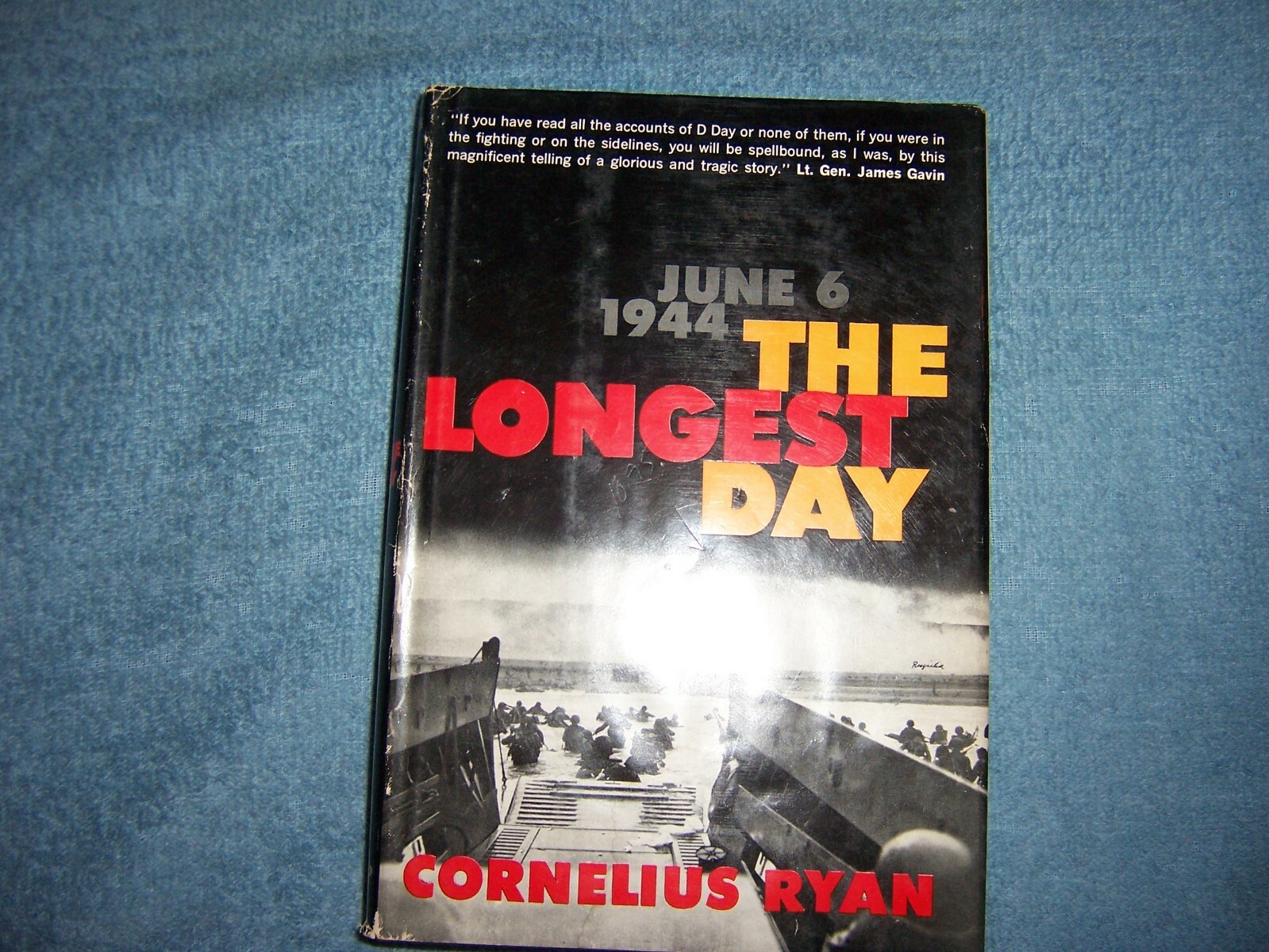 THE LONGEST DAY by Cornelius Ryan/1st Ed./HCDJ/Military/WWII 1939-45