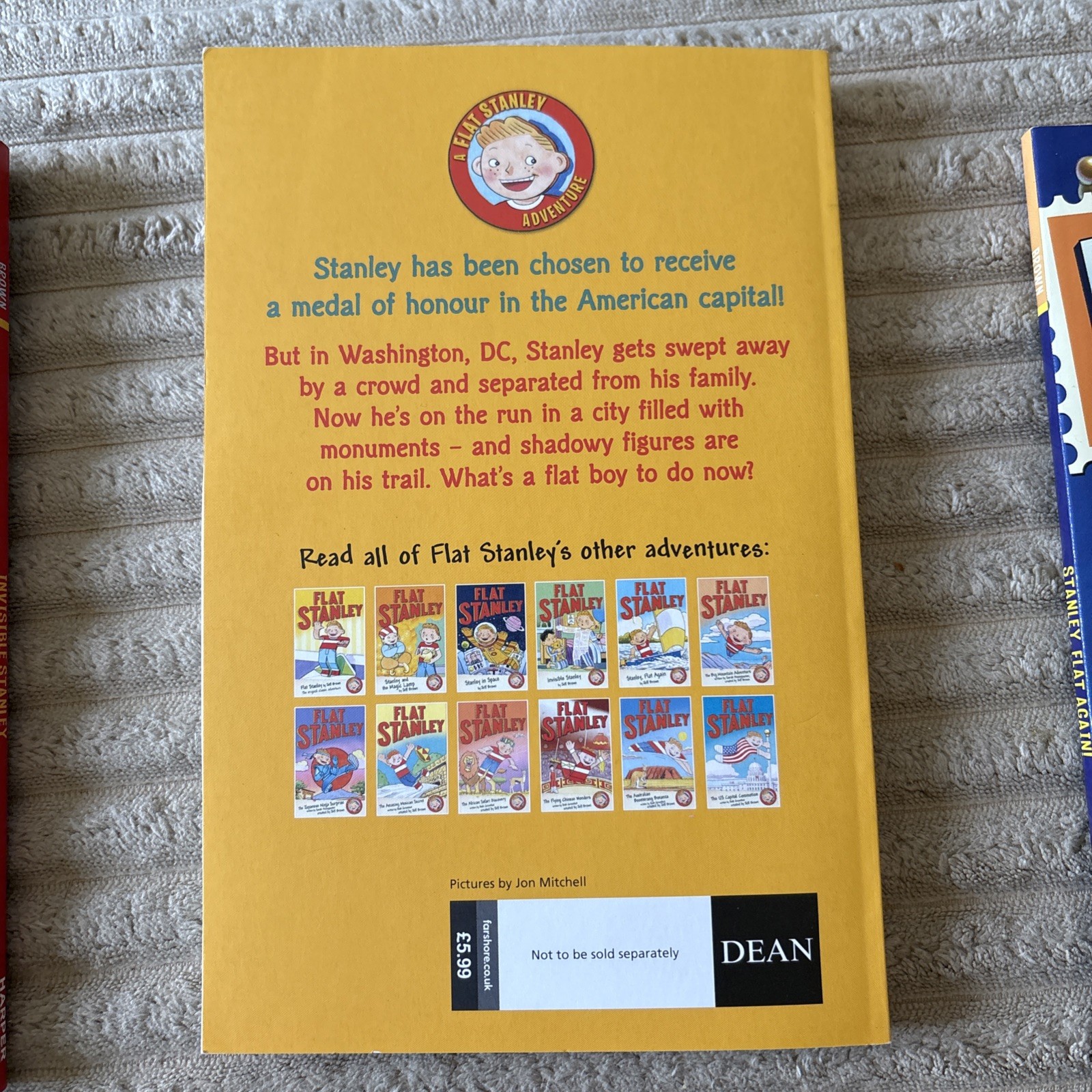 Flat Stanley by Jeff Brown Bundle Lot of 5
