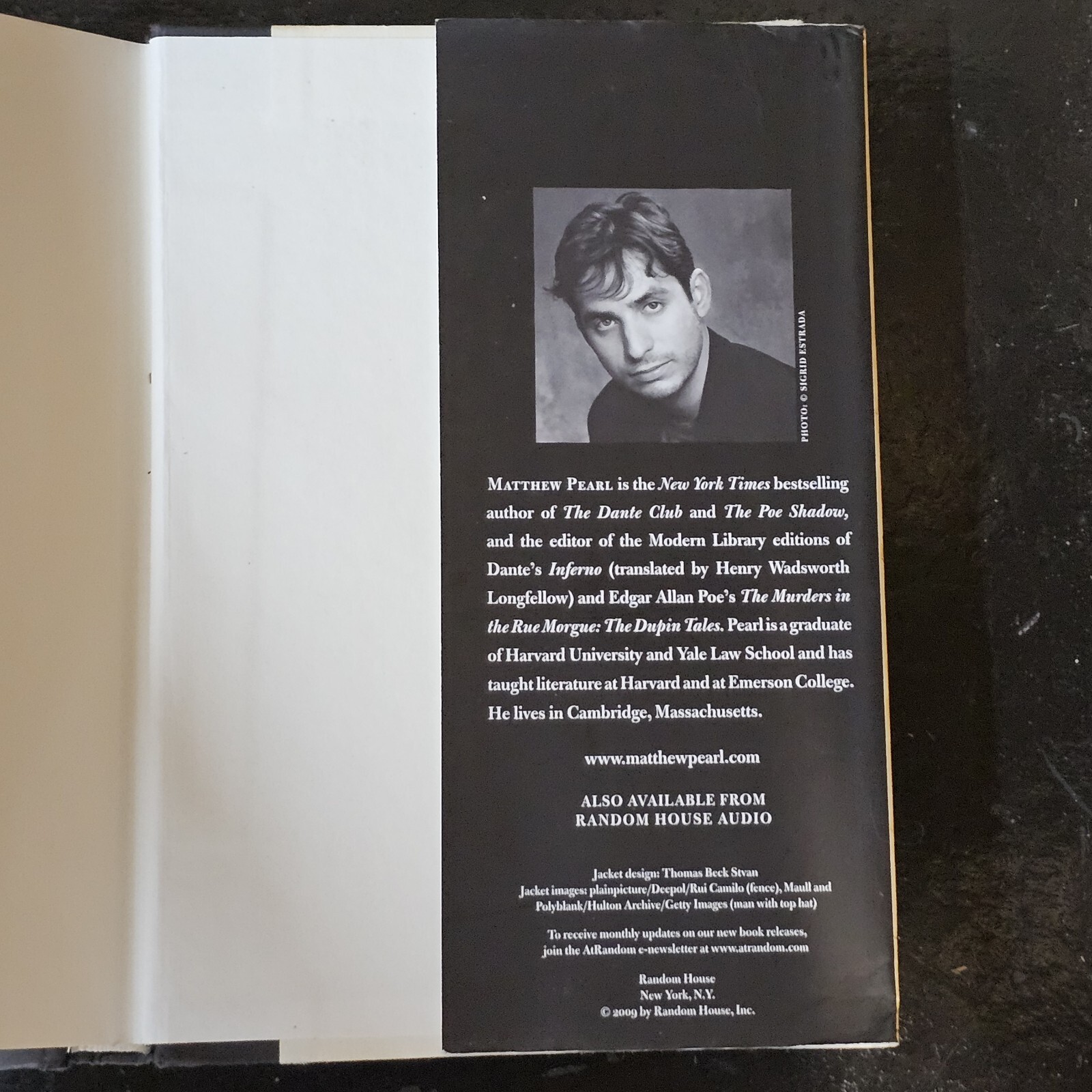 The Last Dickens Matthew Pearl Signed 1st Edition/Printing Hardcover Dust Jacket
