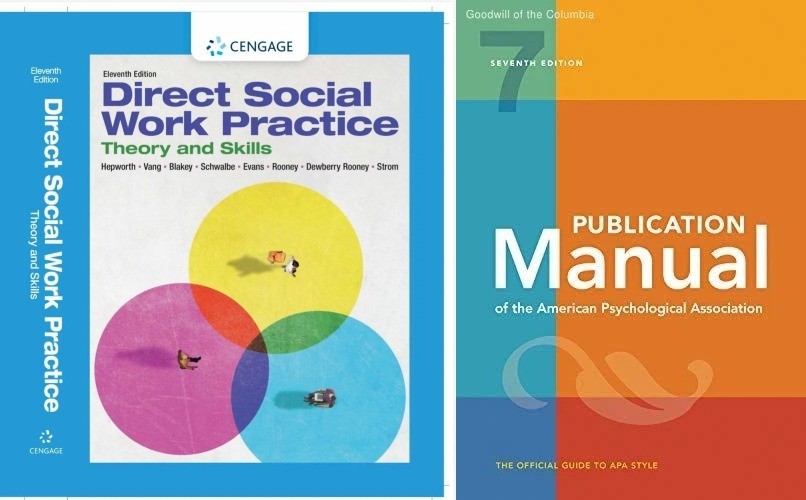 Direct Social Work Practice & Publication Manual 2 Book Combo Set