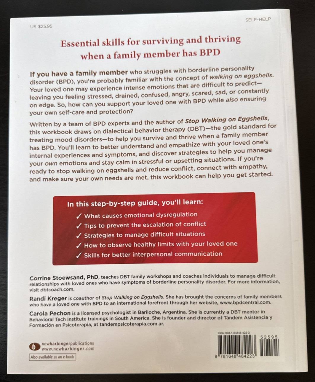 *NEW DBT Workbook to Stop Walking on Eggshells : Practical Skills for Families*