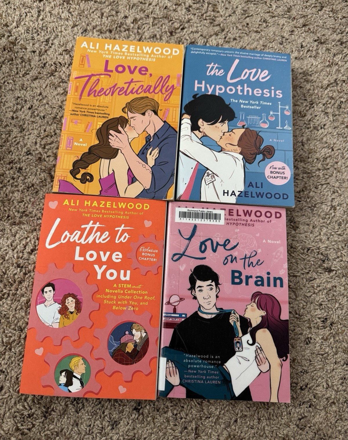 Ali Hazelwood 4 Paperback Romance Lot: Love, Theoretically + More