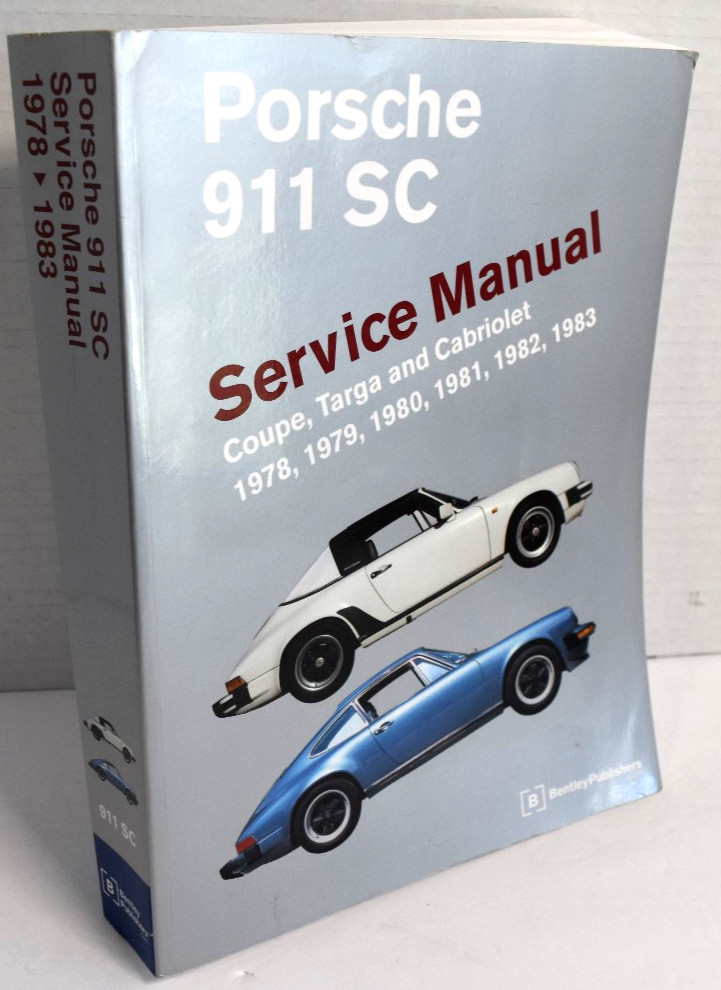 Porsche 911 SC Service Manual 1978-1983 Coupe*Targa*Cabriolet SB Bentley *VG*