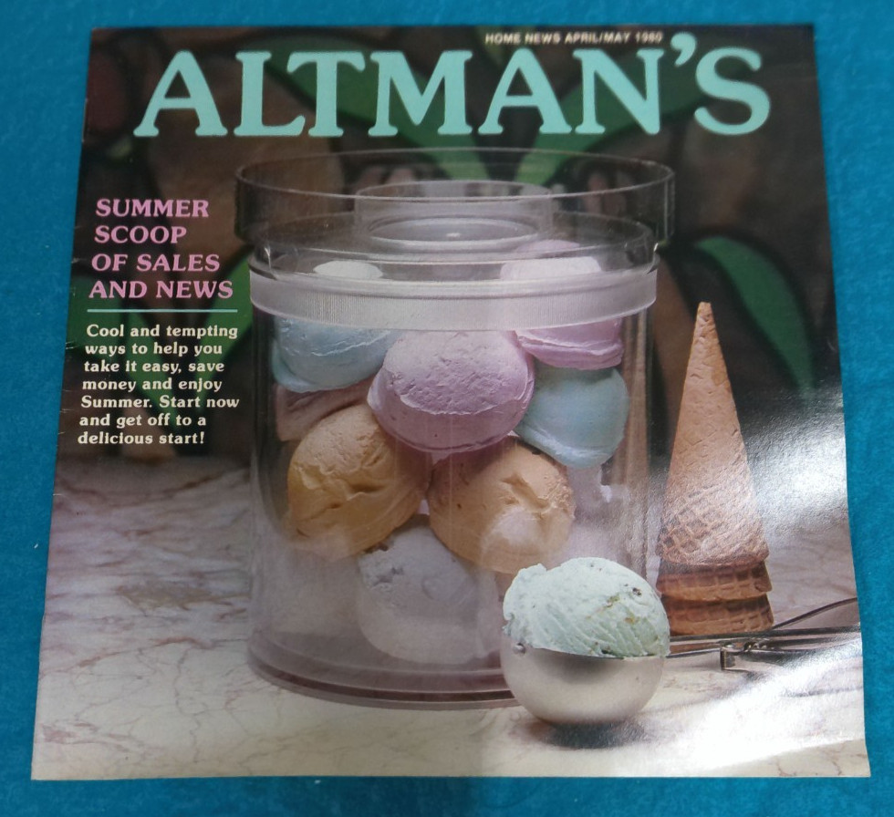 Vintage Altman’s Home News Apr/May 1980 Catalog Magazine NYC