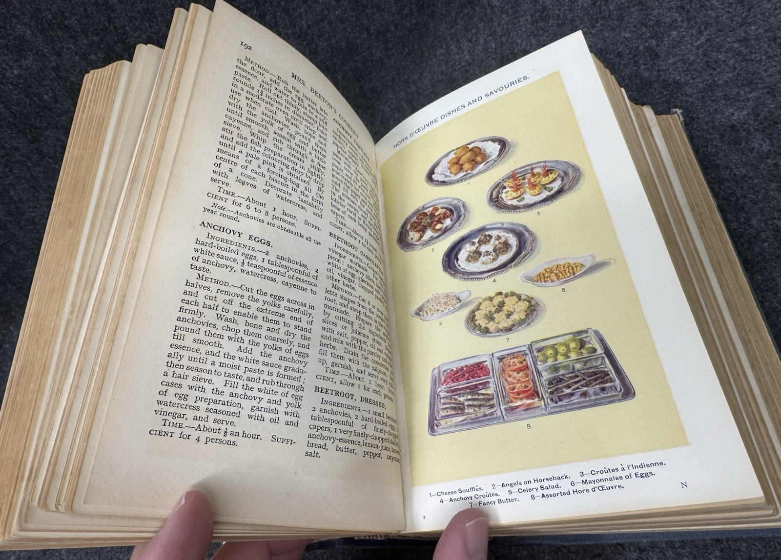 Mrs Beeton’s Family Cookery c1920s BIG Hardcover Cookbook Ward Lock & Co Ltd