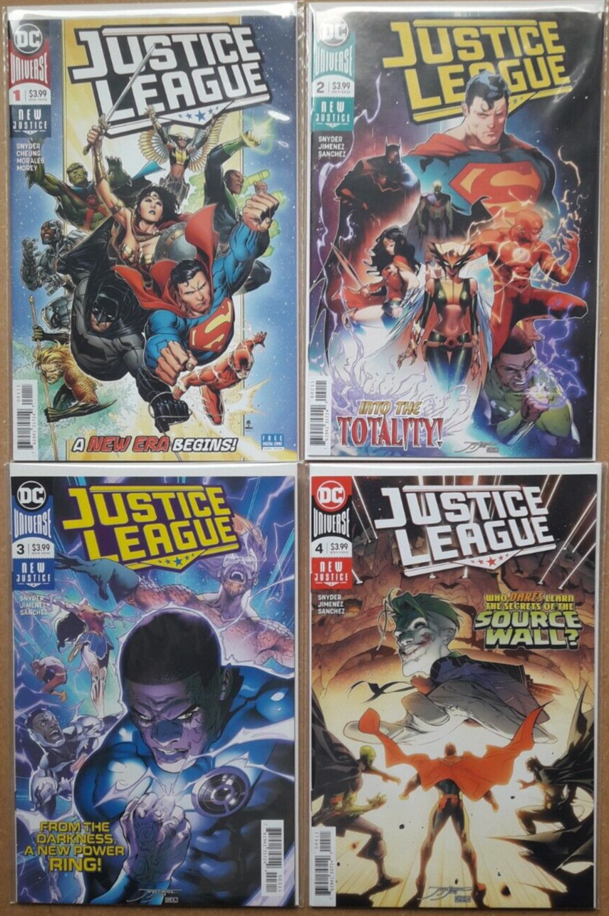 Justice League #1 to #14 of on-going series. New First Printing DC 2018 Boarded