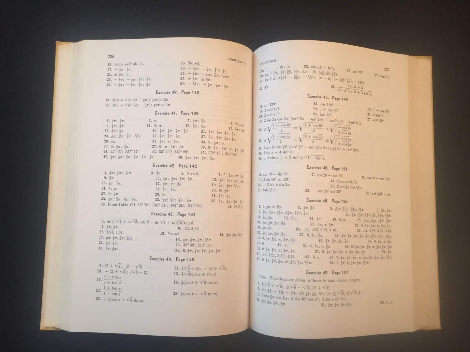 MODERN PLANE TRIGONOMETRY – William Hart – Hard Cover (c)1961 Heath and Company
