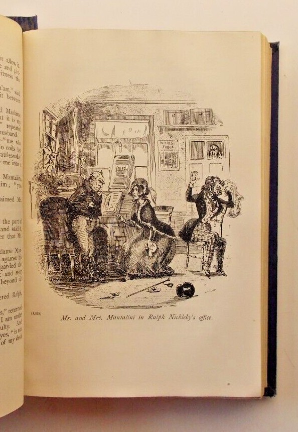 Charles Dickens Nicholas Nickleby 1912 Nelson Centenary edition hardback