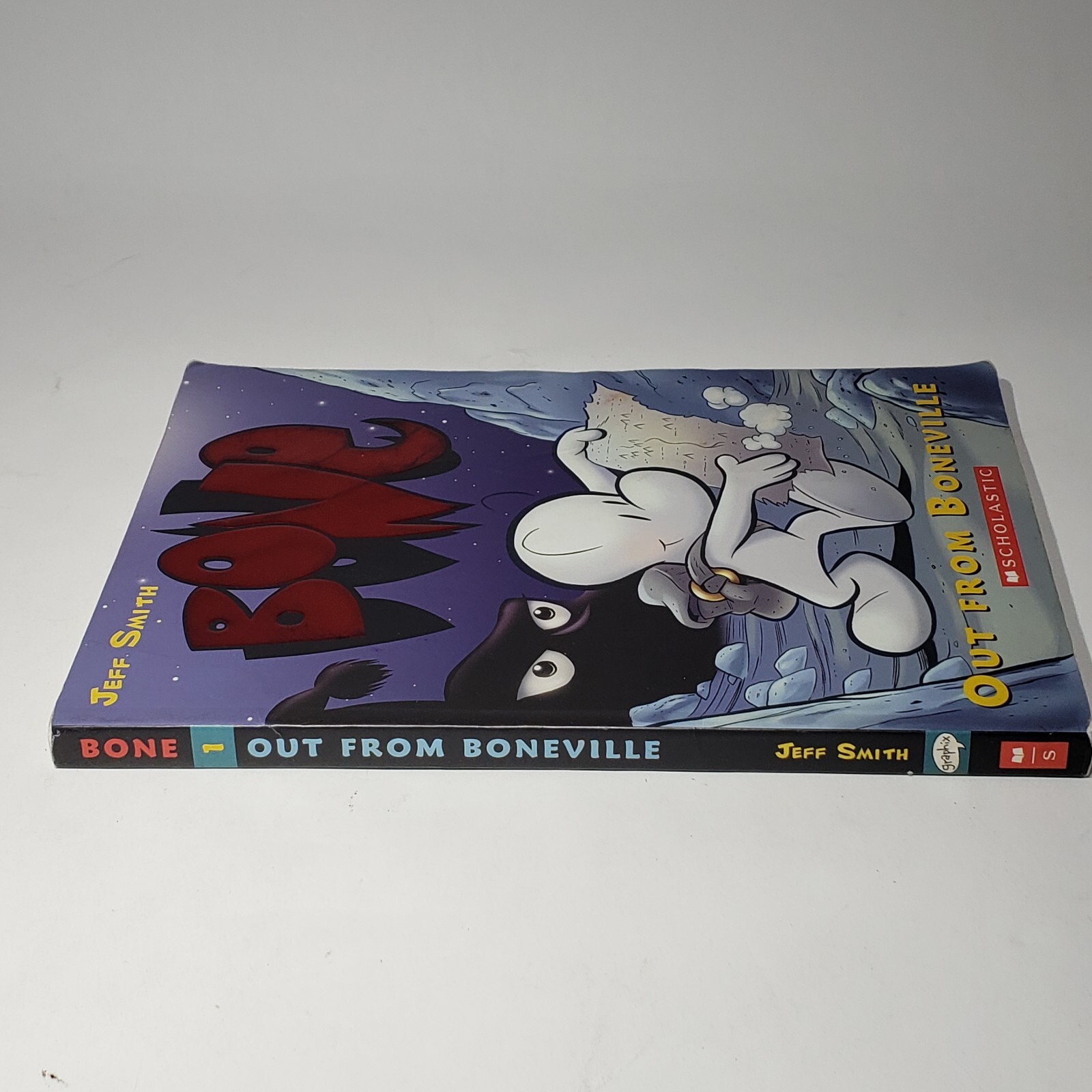 BONE Out From Boneville Comic Book Novel Volume 1 Jeff Smith 1st Scholastic Ed