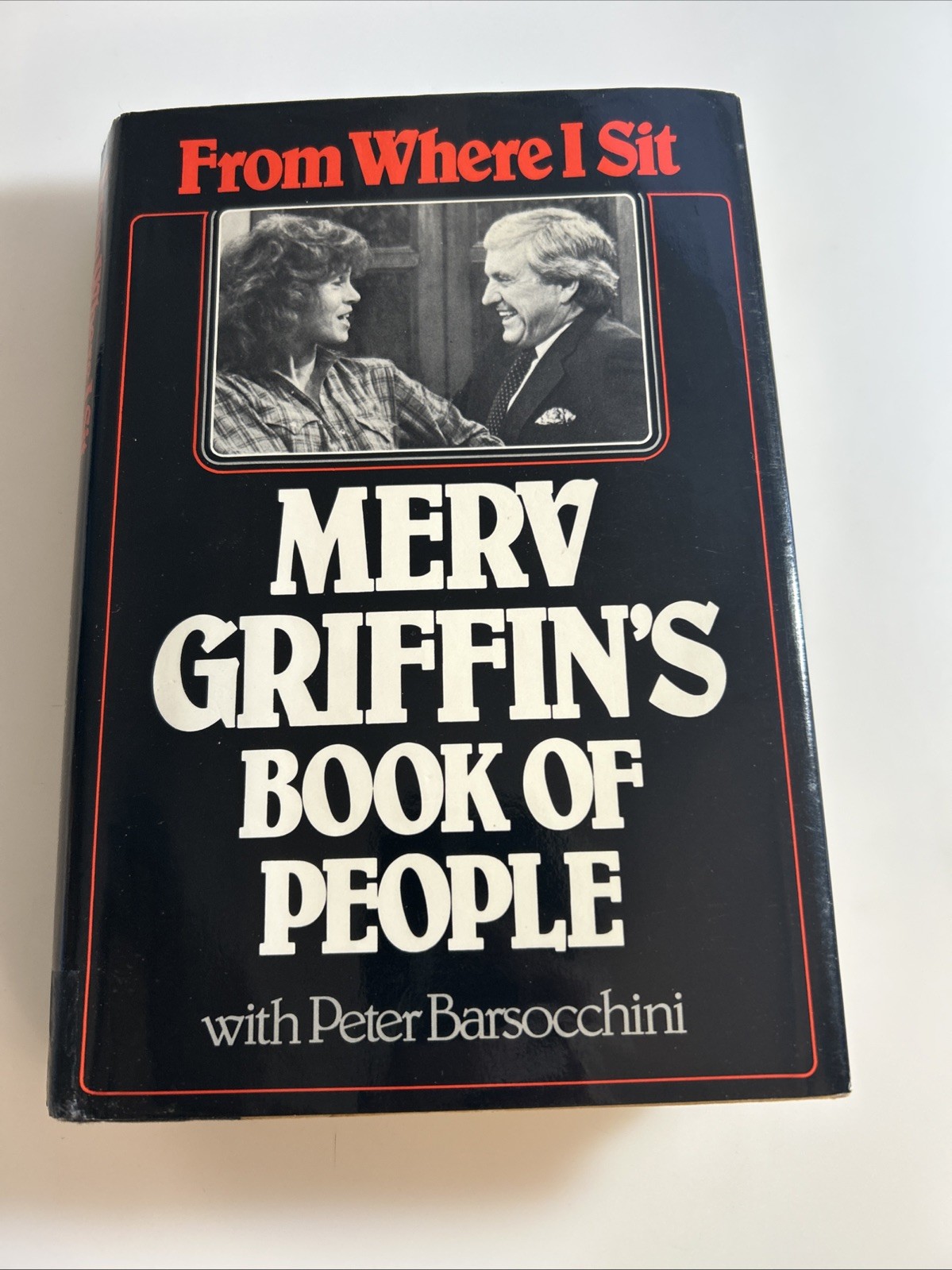 From Where I Sit Merv Griffin’s Book 📕 of People TV Host Game Show xlib 2928