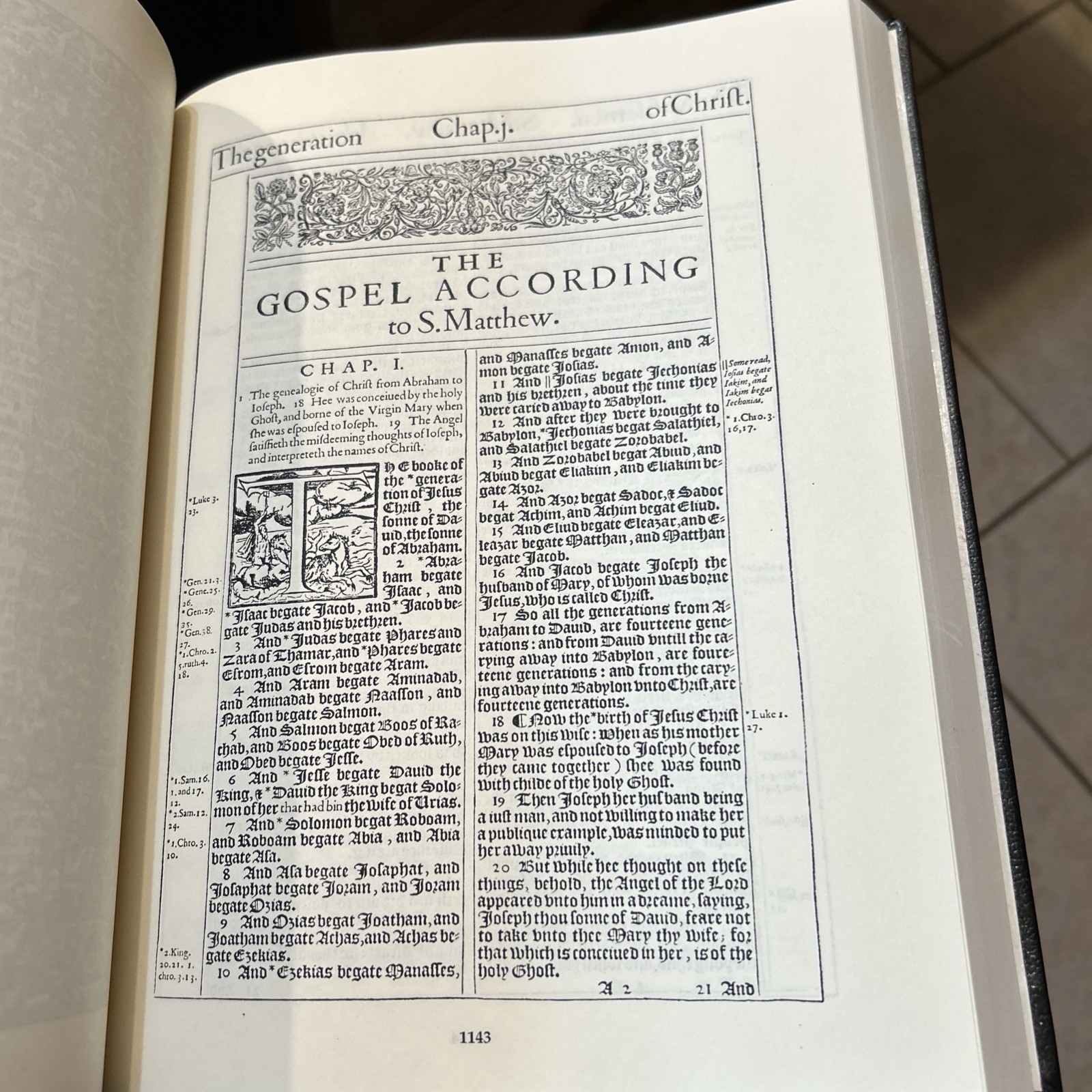 1611 King James Bible – Regular Facsimile Edition Imitation Leather Hardcover