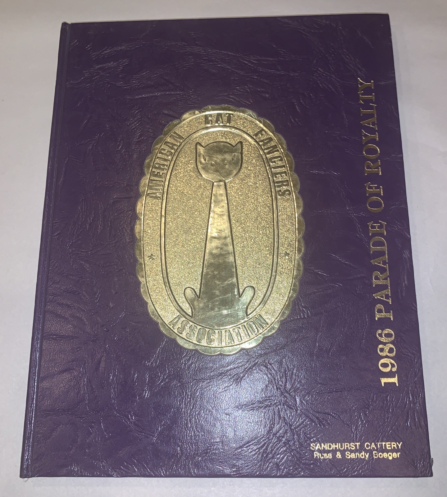 American Cat Fanciers Association. 1986 Parade of Royalty Book