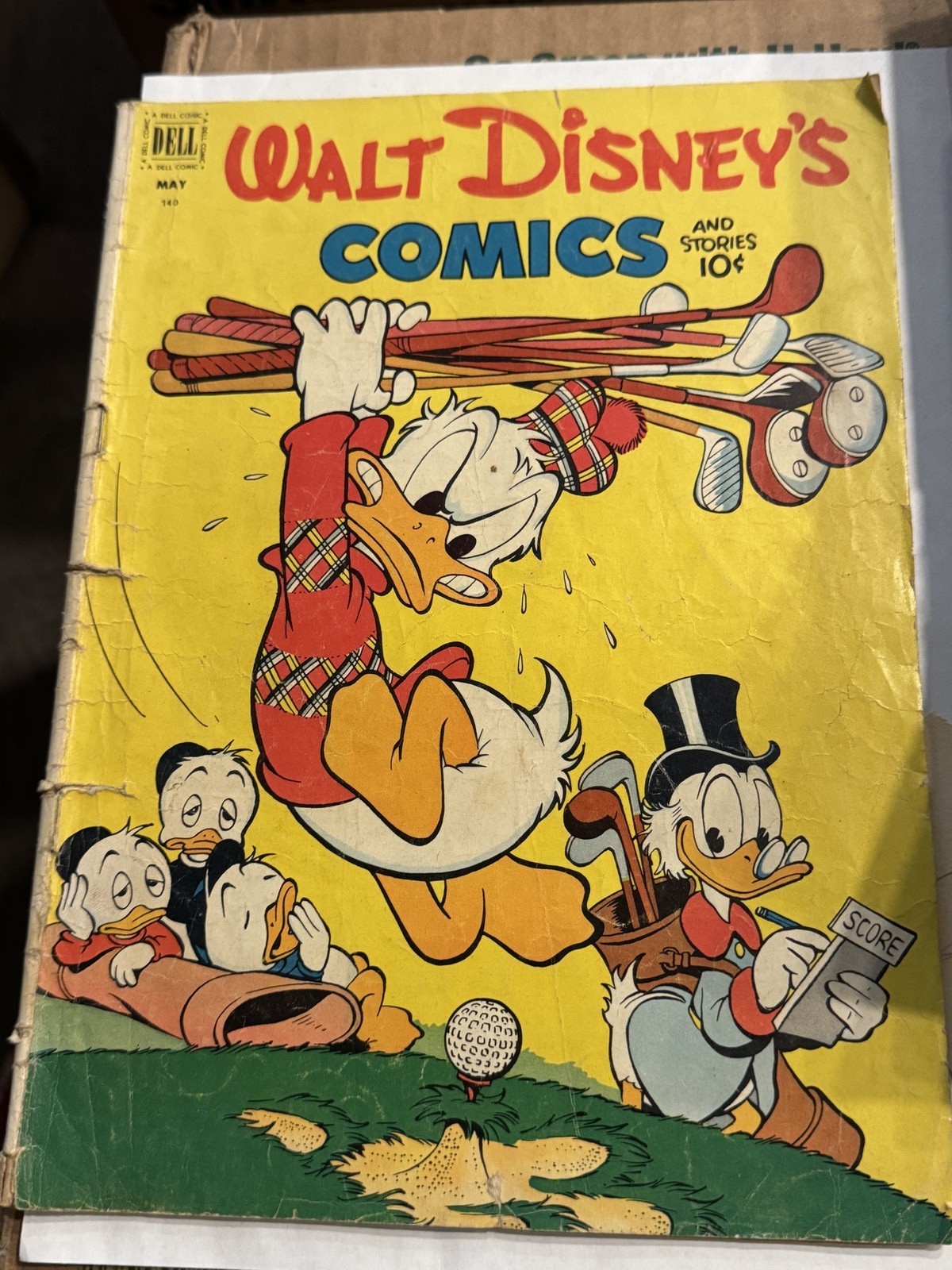 Walt Disney’s Comics and Stories #127 Donald Duck Cover Vintage Comic Book