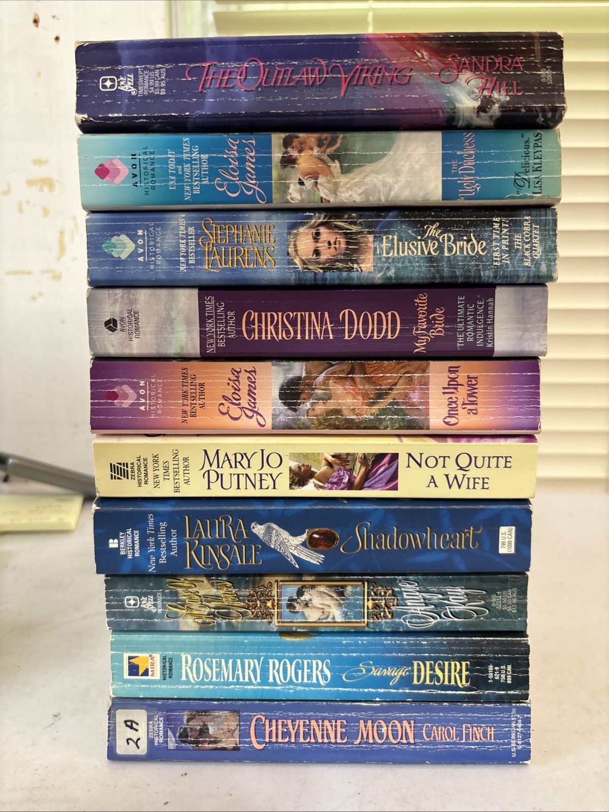 Lot of 10 – Historical Romance – Mixed Authors – Mass Paperbacks – FREE SHIPPING