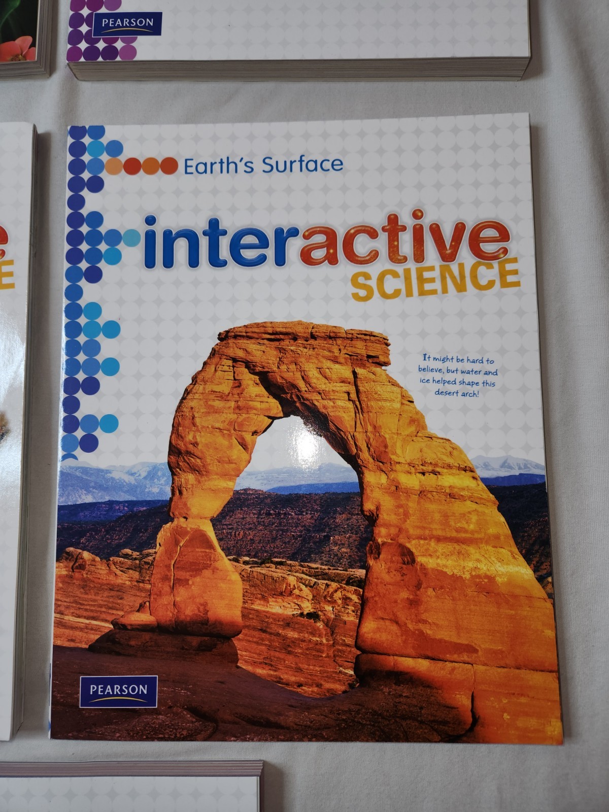 Lot 8 Pearson Interactive Science Middle School Worktexts Workbook Set New