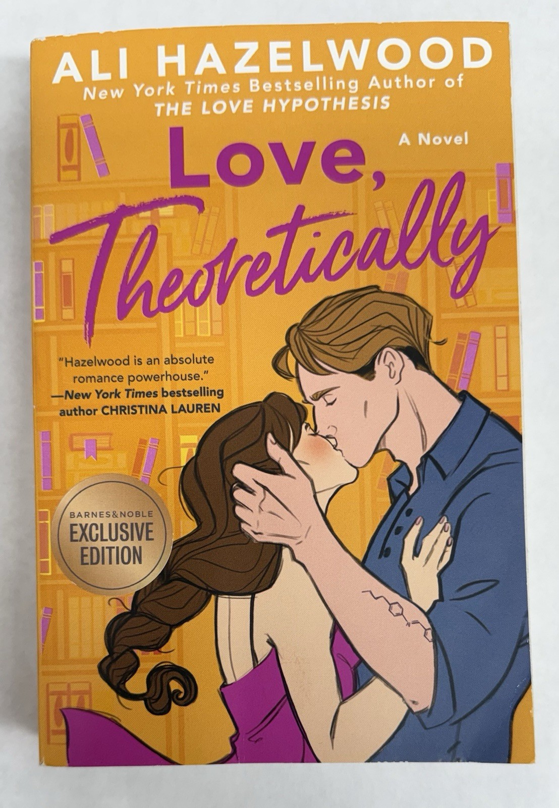 Love, Theoretically by Ali Hazelwood-Paperback Novel SIGNED. 1st Ed. 1st Print