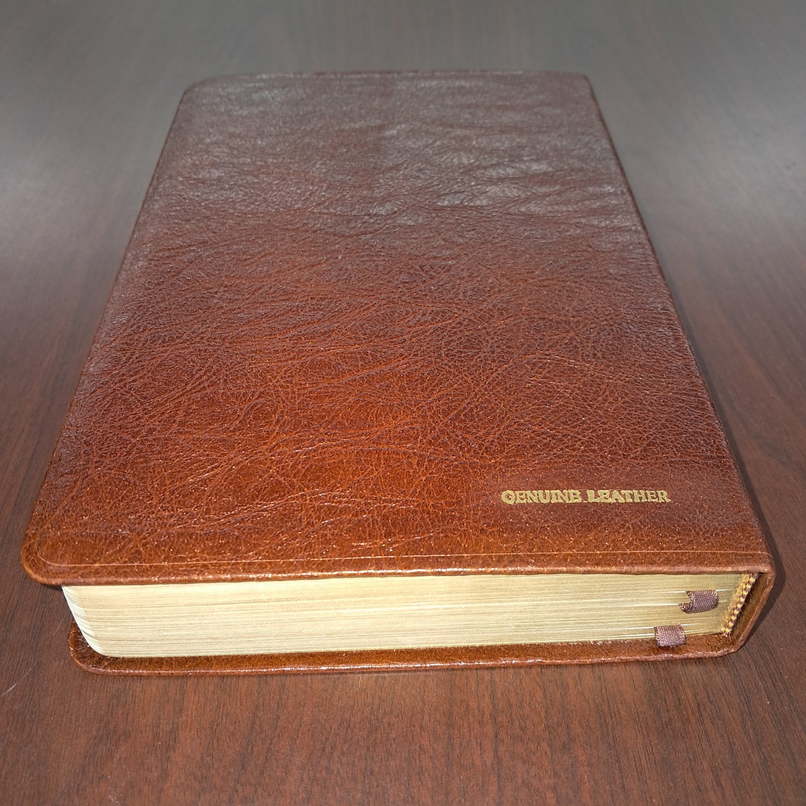 OPEN BIBLE PROPHECY EDITION HOLY BIBLE KJV GENUINE LEATHER GODS NEWS BEHIND NEWS