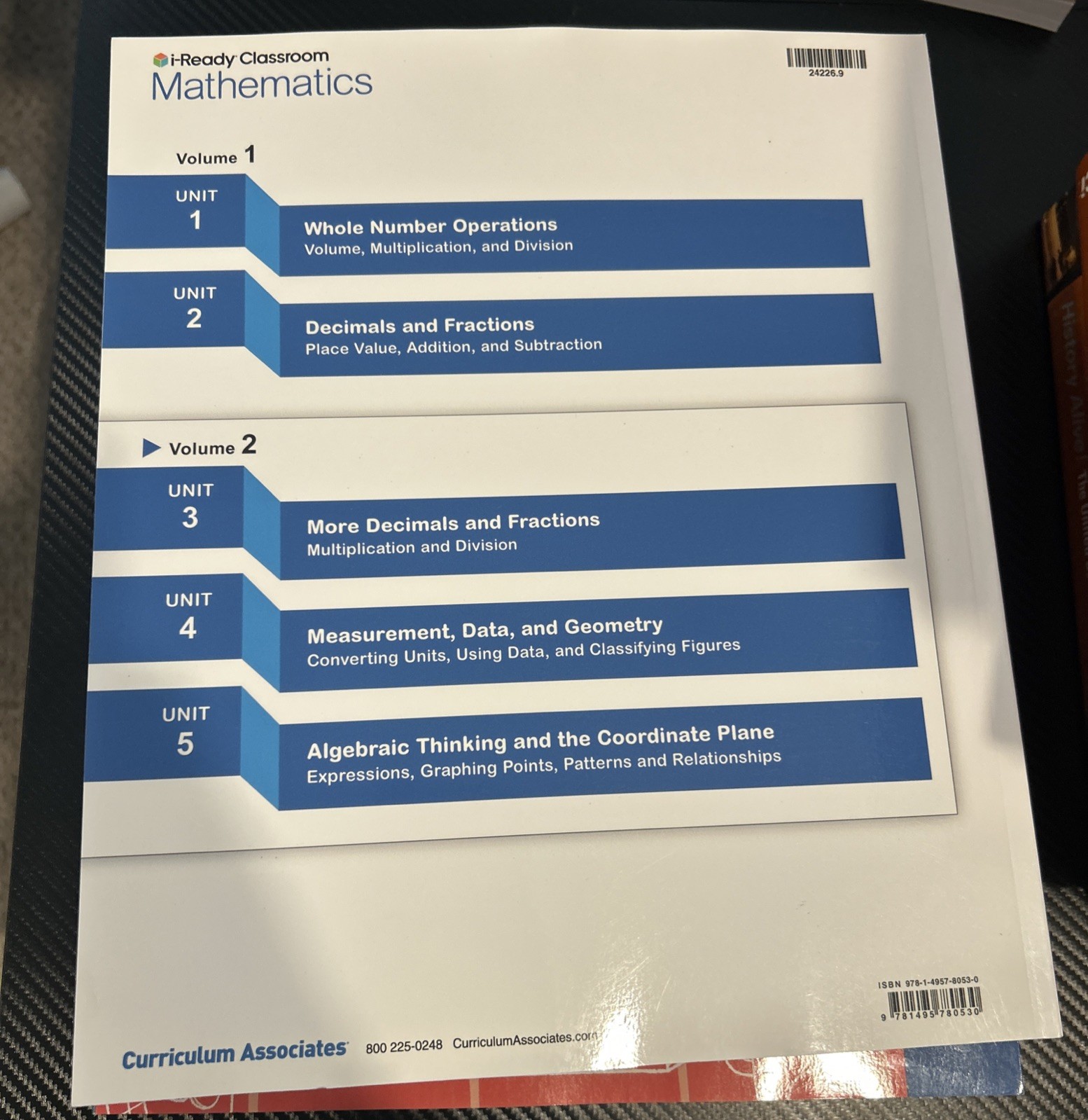 Ready Classroom Mathematics Grade 5, Vol 2 – Teachers Guide – Paperback – NEW