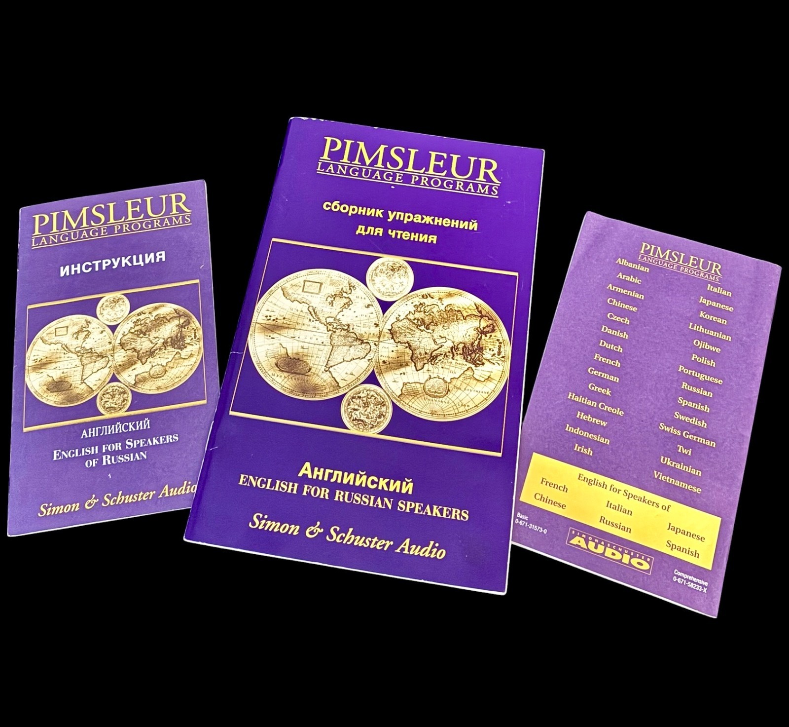 PIMSLEUR Language Program ENGLISH FOR RUSSIAN SPEAKERS I6 Audio CDs Booklets
