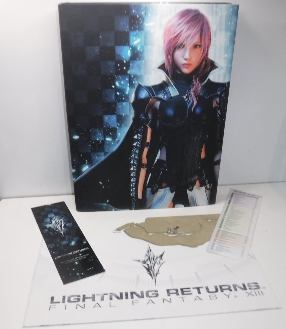 Lightning Returns: FFXIII Collector’s Edition Official Guide HC w/ Map Bookmarks