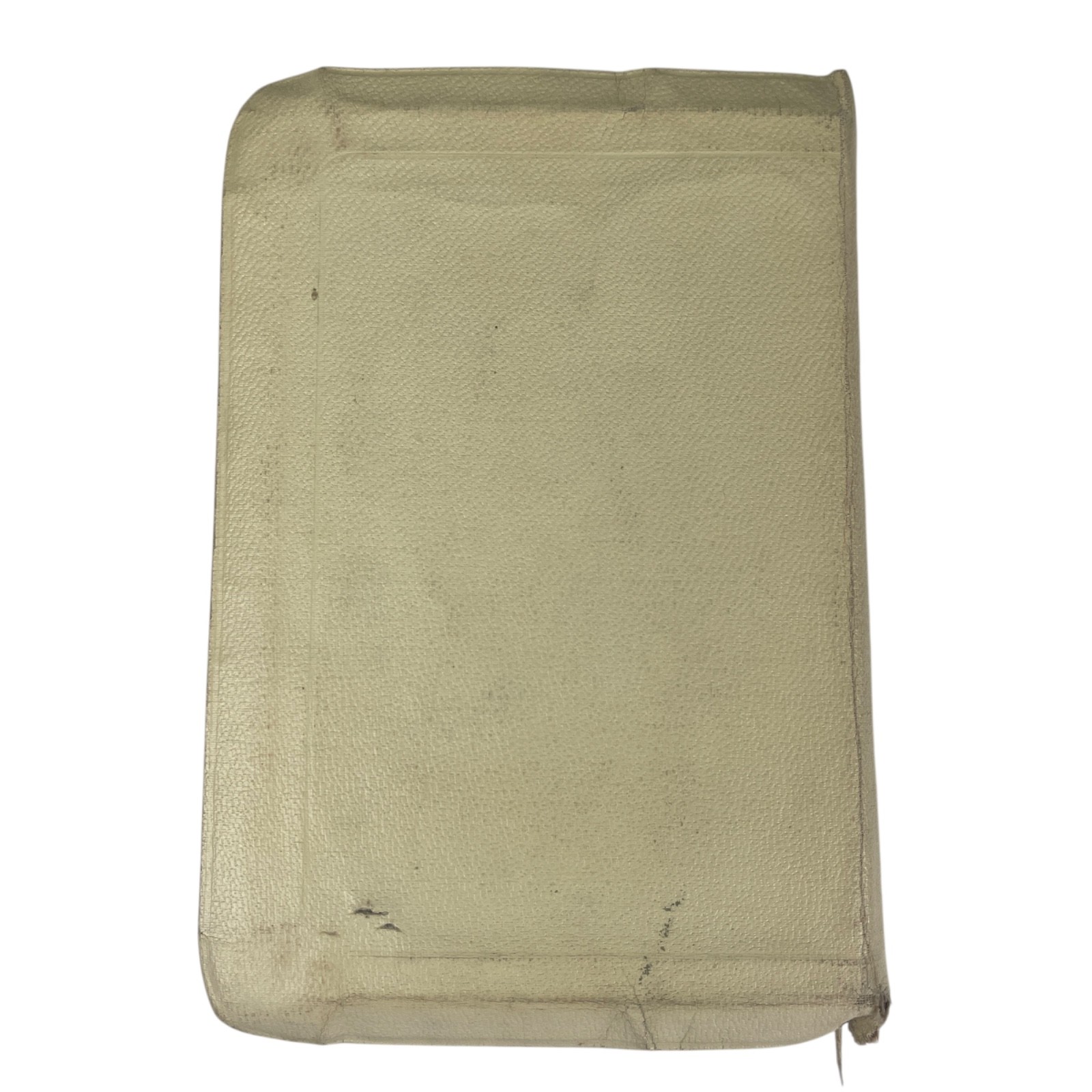 Vintage 1949 KJV HOLY BIBLE King James Version White Bold Print Leather 8 Inch